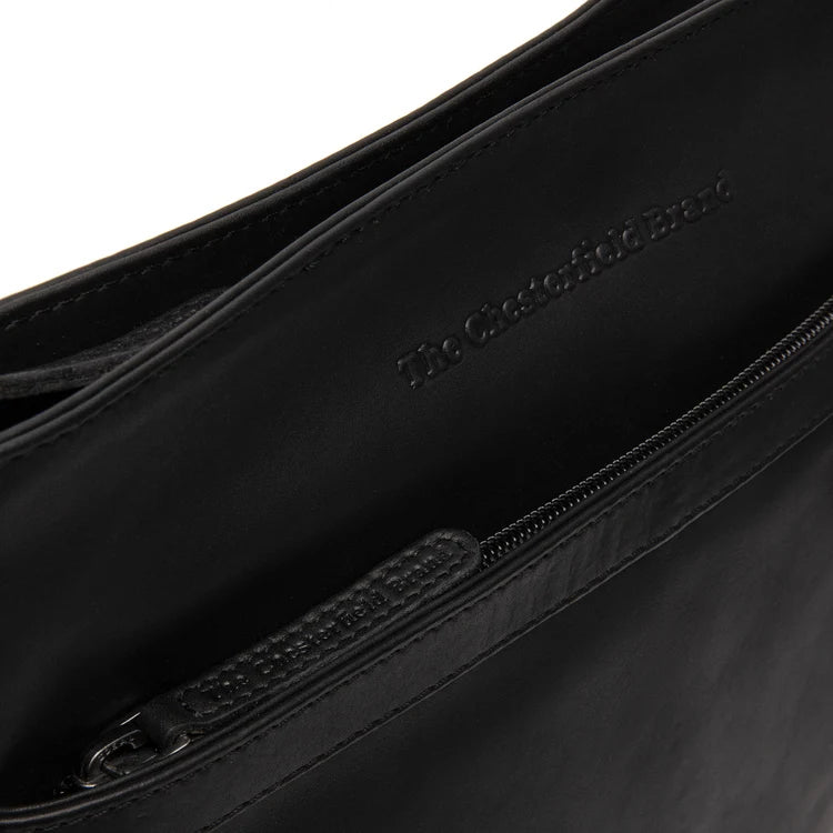The Chesterfield Brand Mirea Leather Crossbodyväska, Svart
