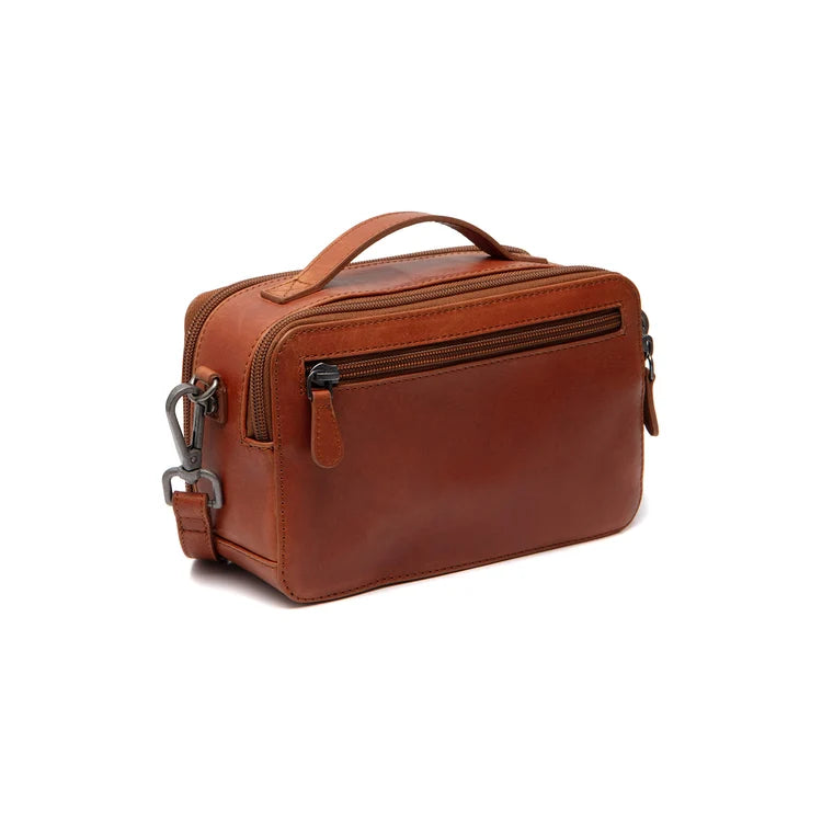 The Chesterfield Brand Rovon Leather Crossbodyväska, Cognac