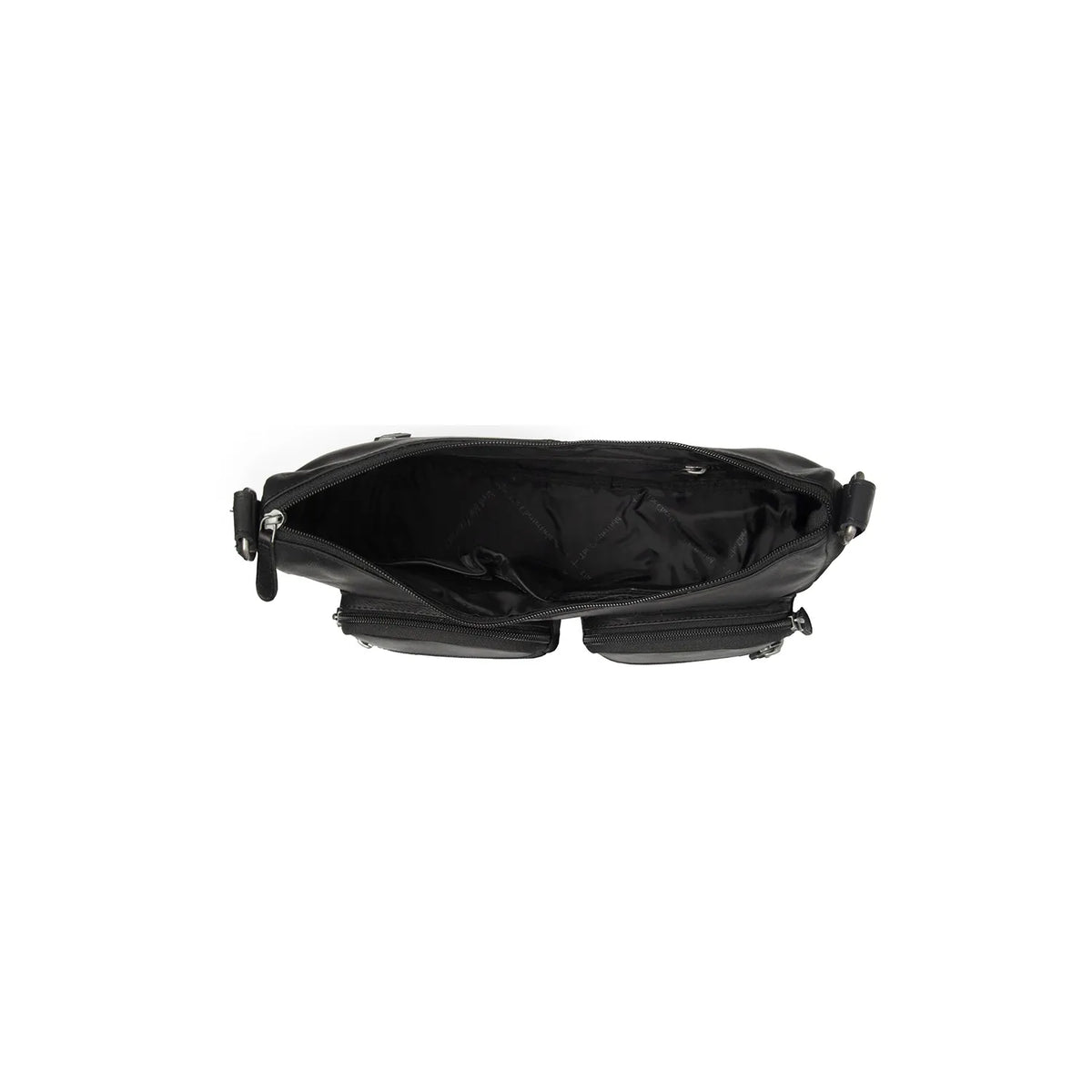 The Chesterfield Brand Valenora Leather Crossbodyväska, Svart