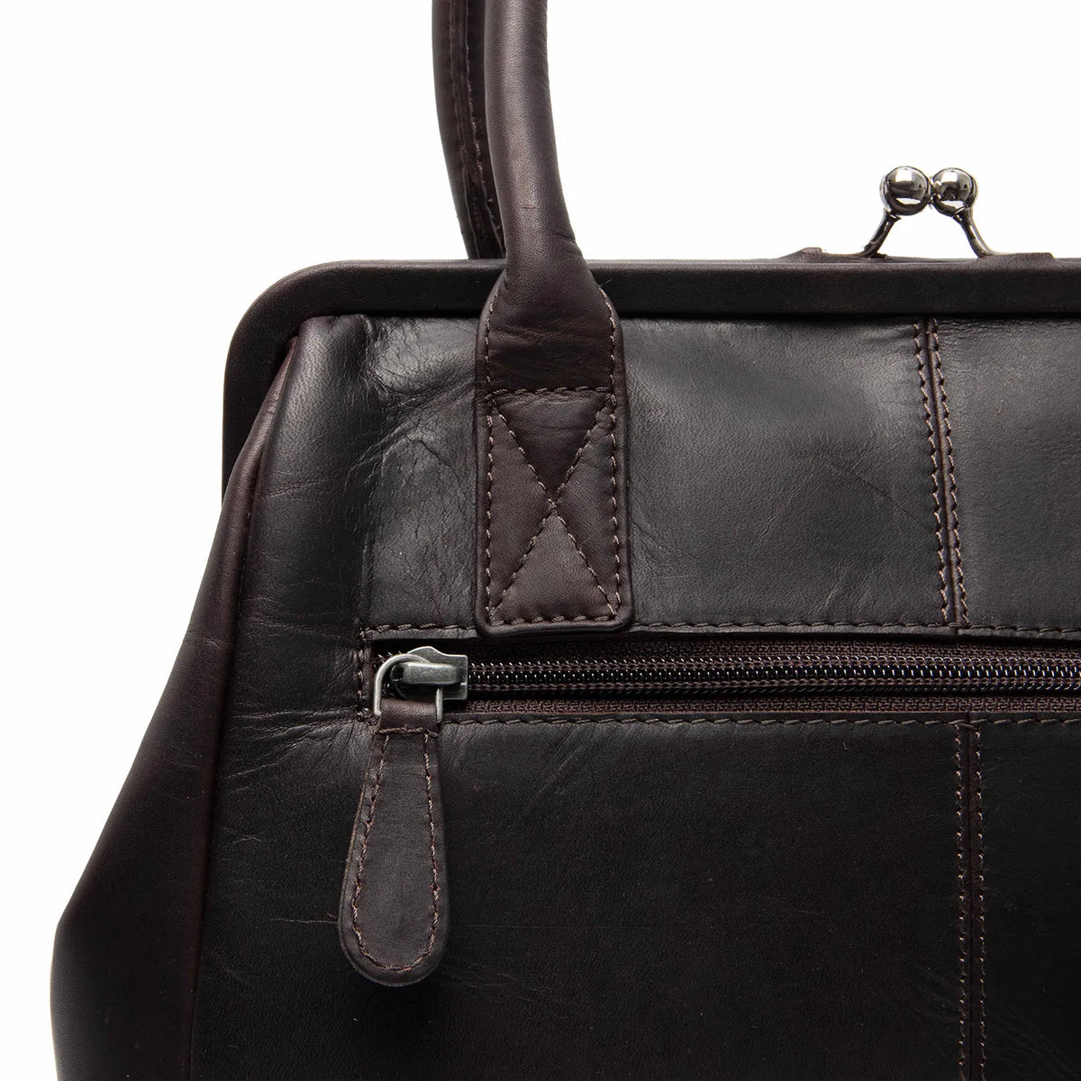 The Chesterfield Brand Dorin Leather Handväska, Brun