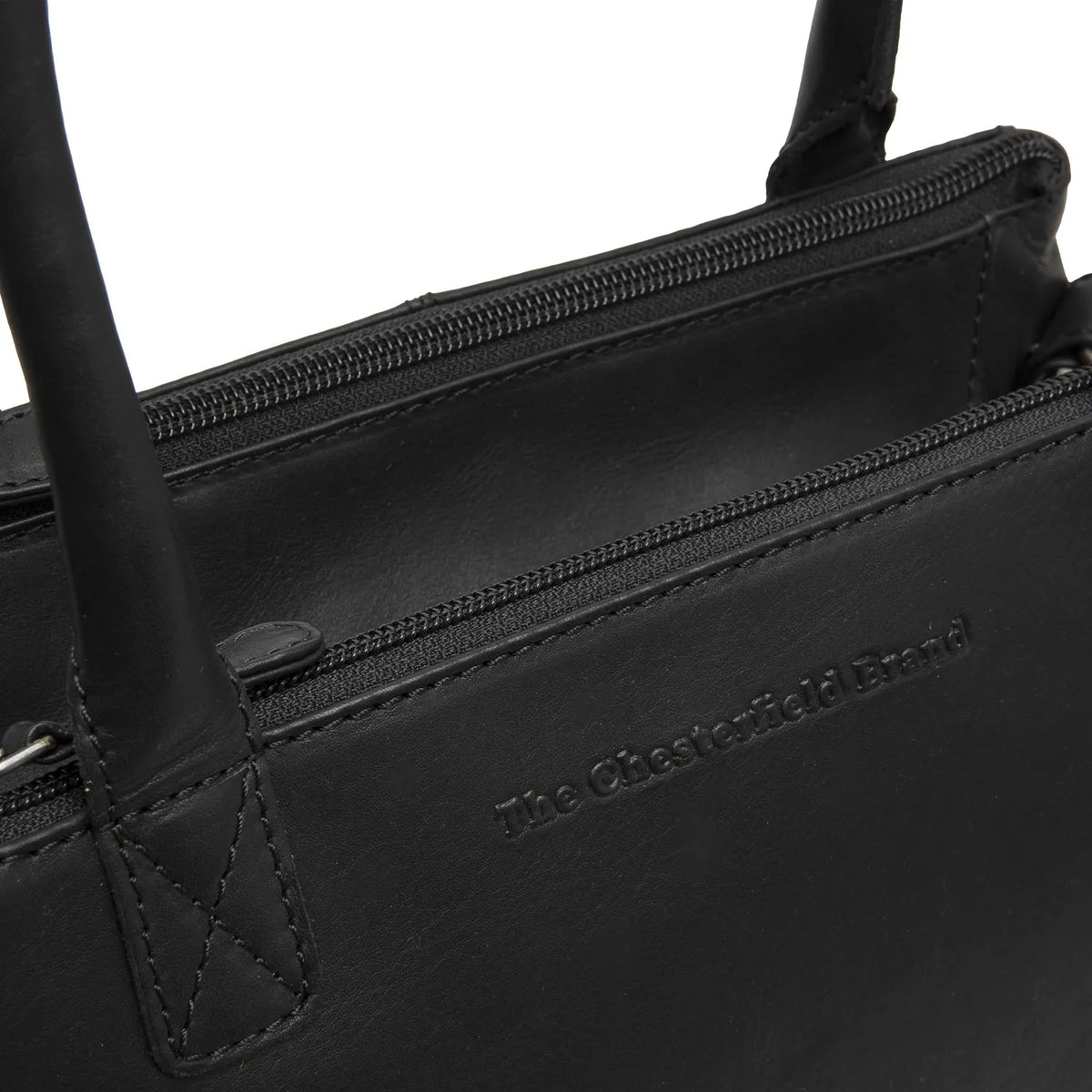 The Chesterfield Brand Solvin Leather Handväska, Svart