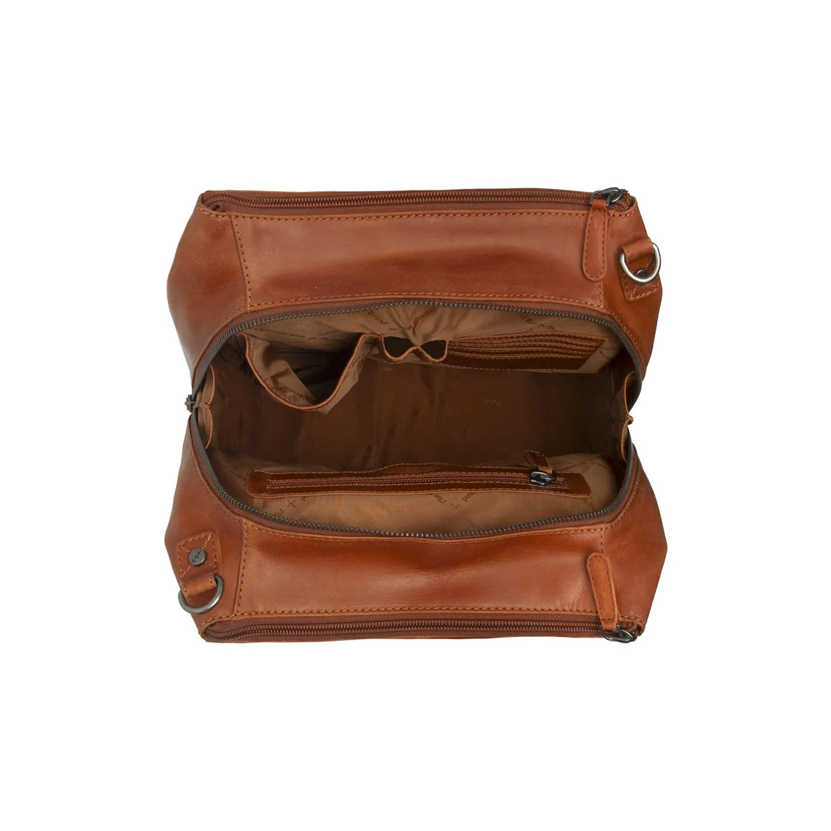 The Chesterfield Brand Solvin Leather Handväska, Cognac