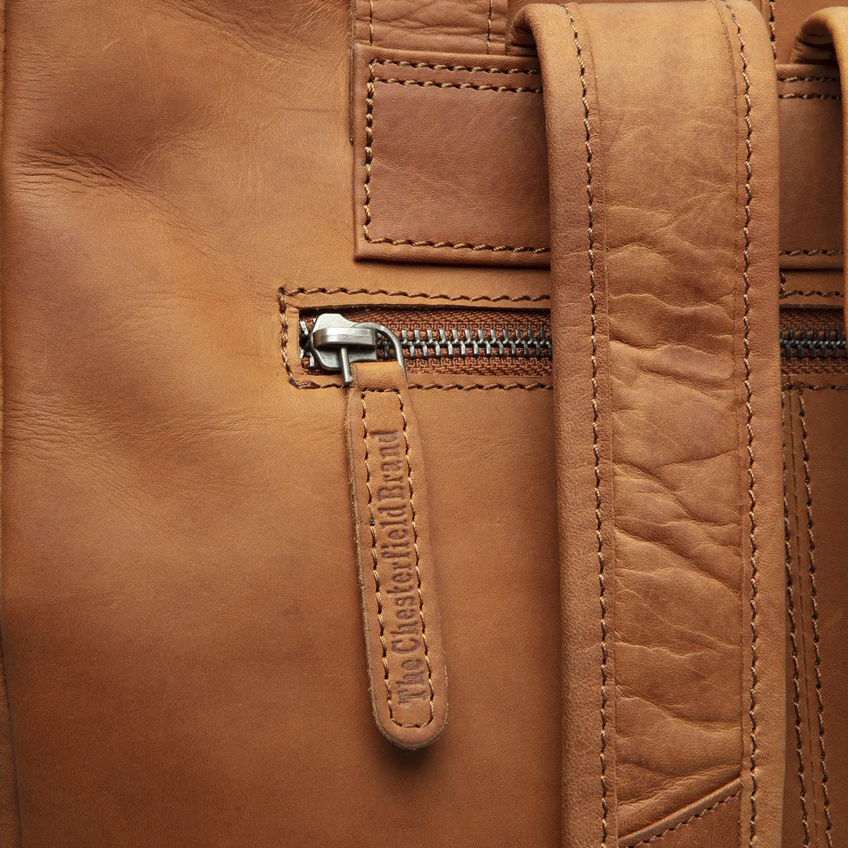 The Chesterfield Brand Manchester Leather Ryggäsäck, Cognac
