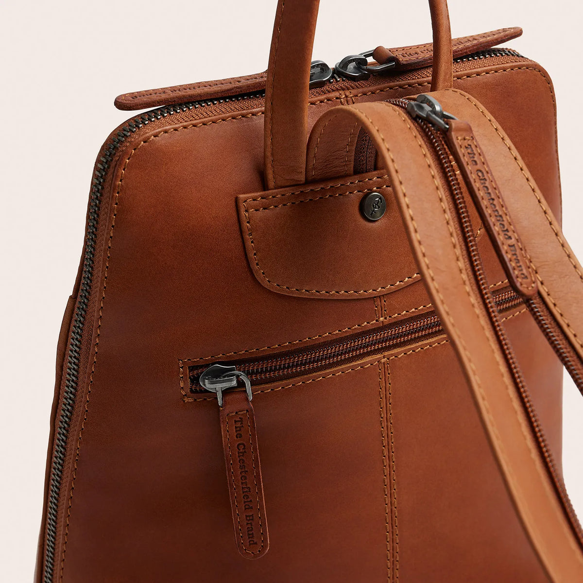 The Chesterfield Brand Claire Leather Ryggsäck, Cognac