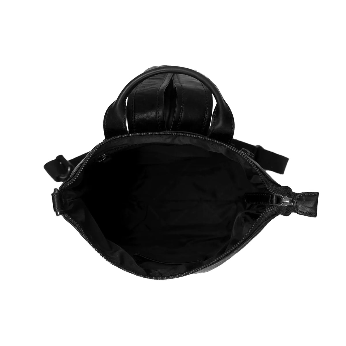 The Chesterfield Brand Saar Leather Ryggsäck, Svart