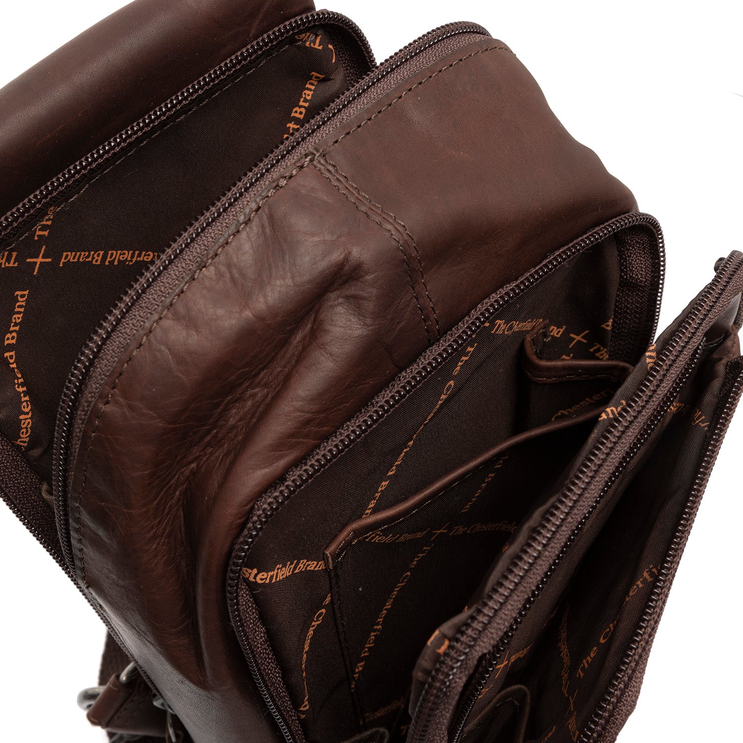 The Chesterfield Brand Riga Crossbodyväska, Brun