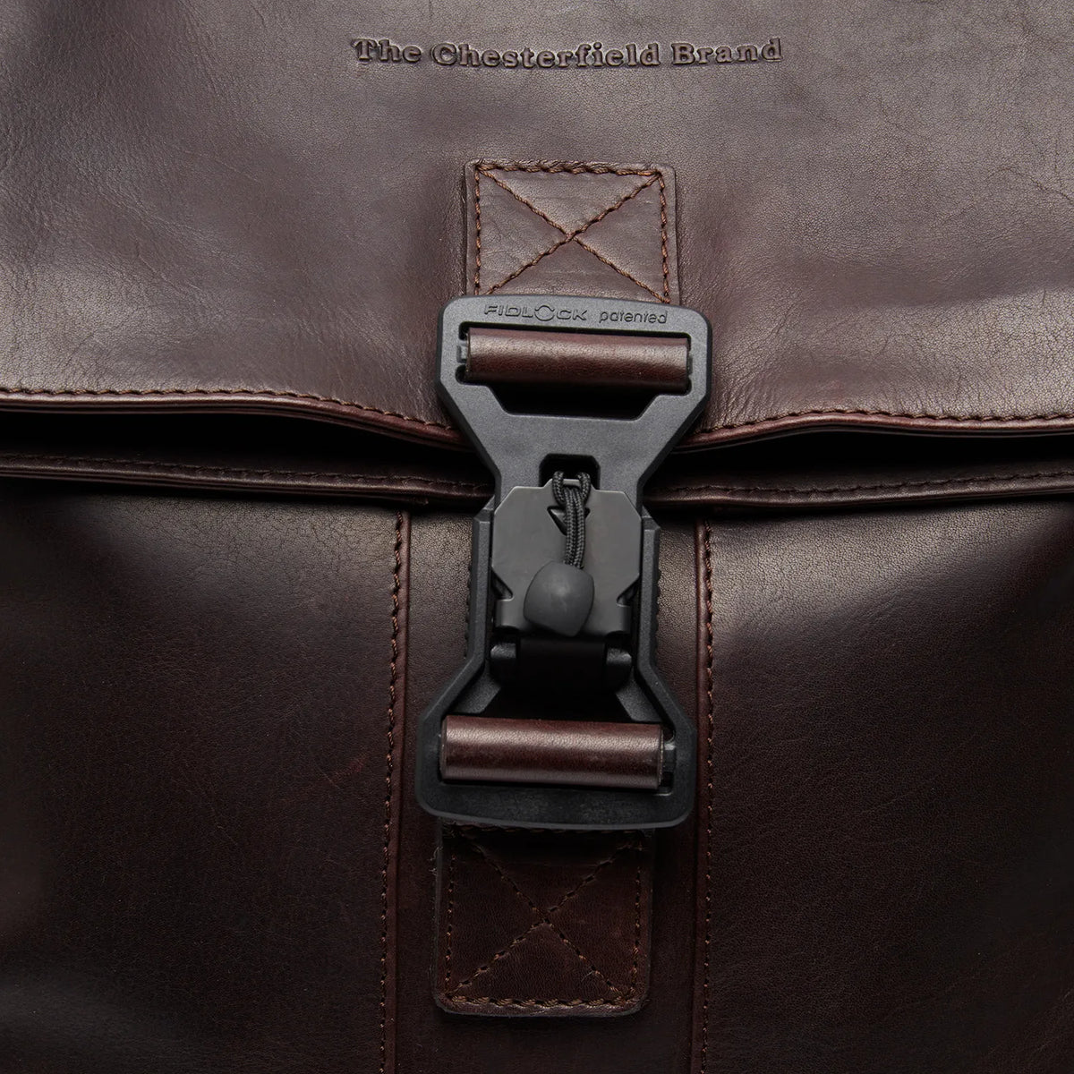 The Chesterfield Brand Savona Leather Laptopryggsäck, Brun