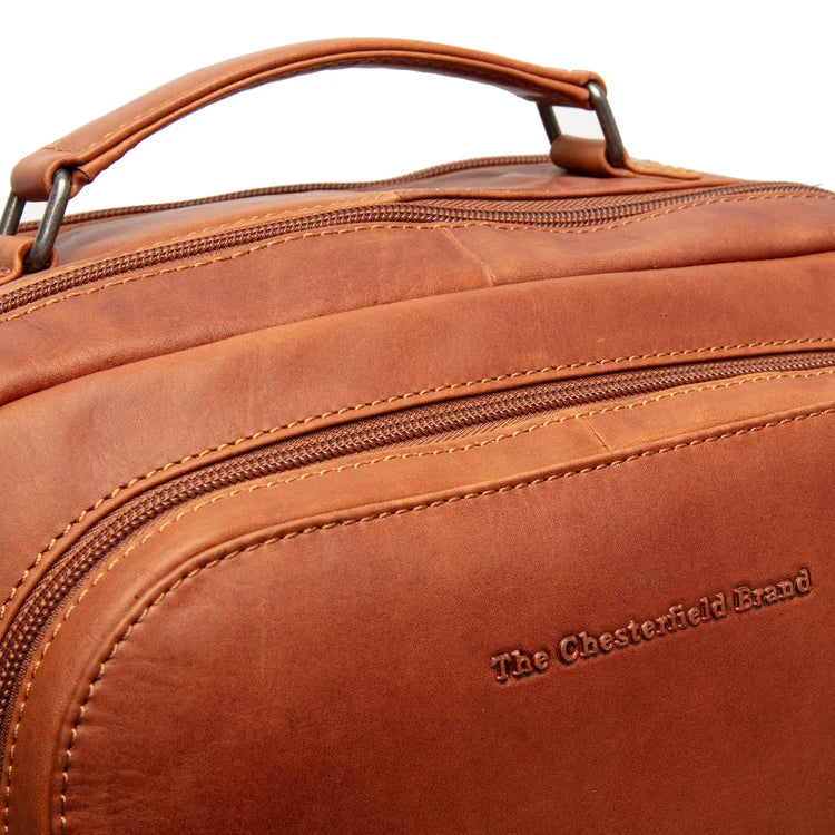 The Chesterfield Brand Lennox Backpack 17", Cognac