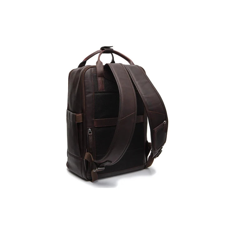 The Chesterfield Brand Calden Leather Laptopryggsäck, Brown