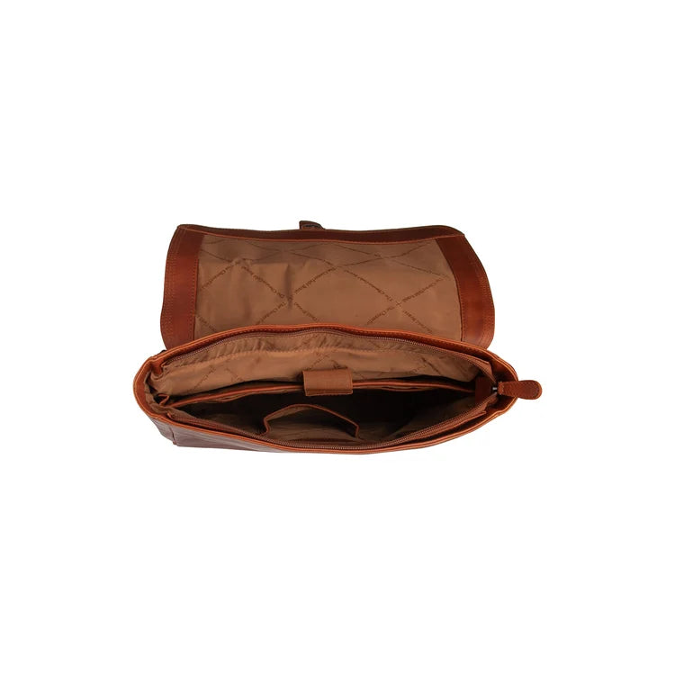 The Chesterfield Brand Farrow Leather Laptopryggsäck, Svart