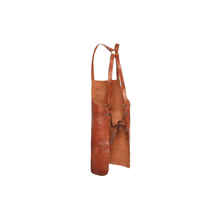 The Chesterfield Brand Churrasco Leather Apron, Cognac