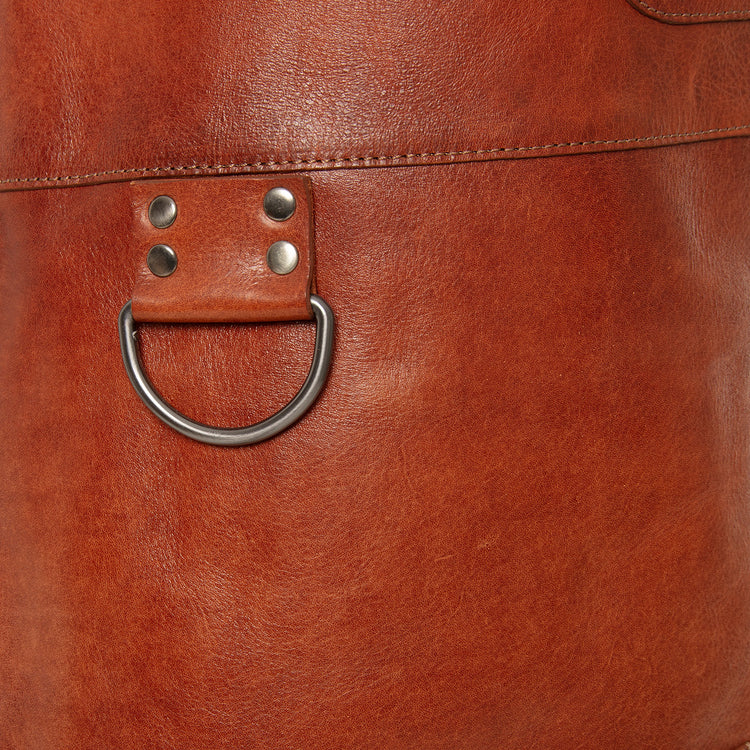 The Chesterfield Brand Churrasco Leather Apron, Cognac