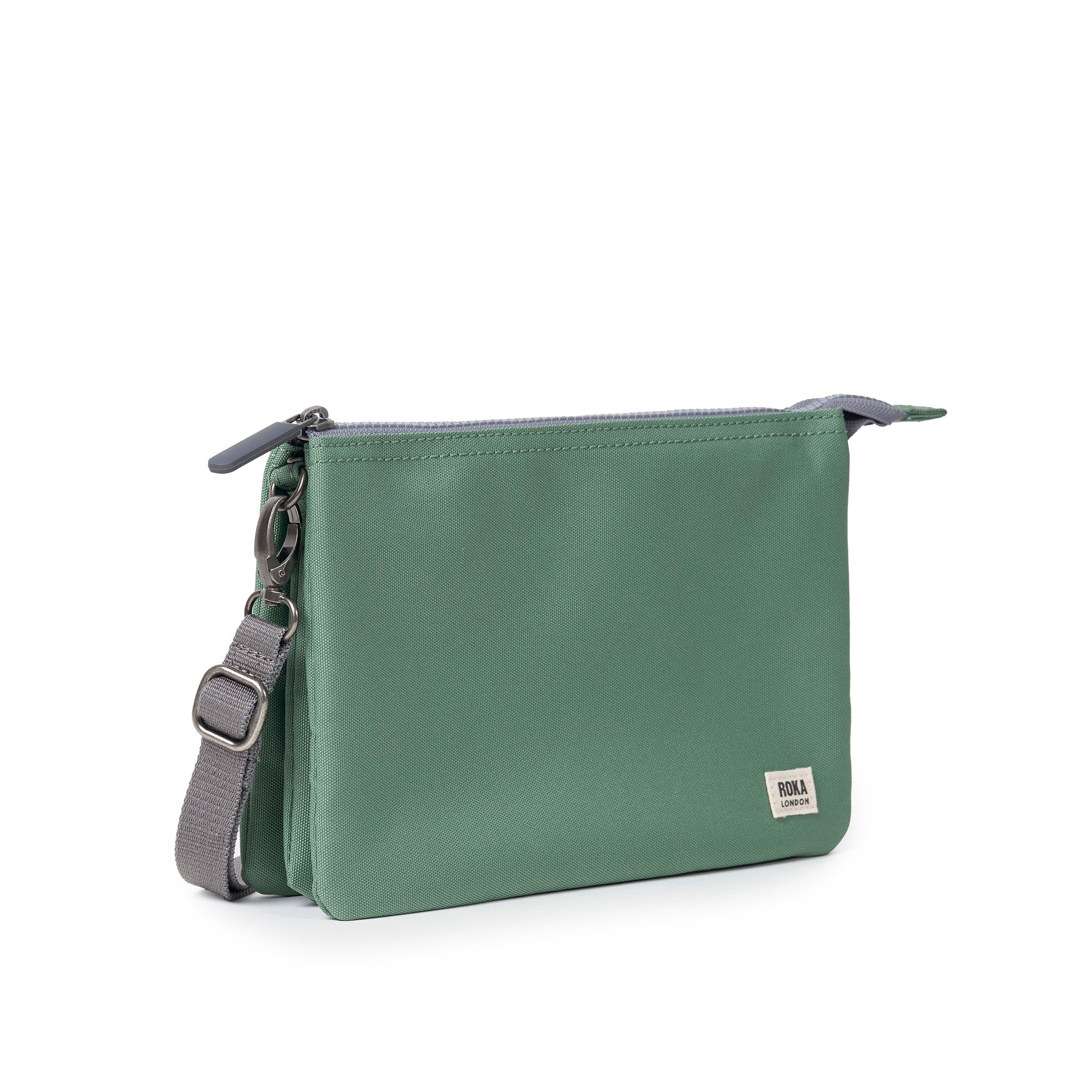 ROKA London Carnaby Crossbody Shoulder Bag, Frost