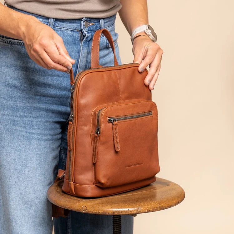 The Chesterfield Brand Floran Skinnryggsäck, Cognac