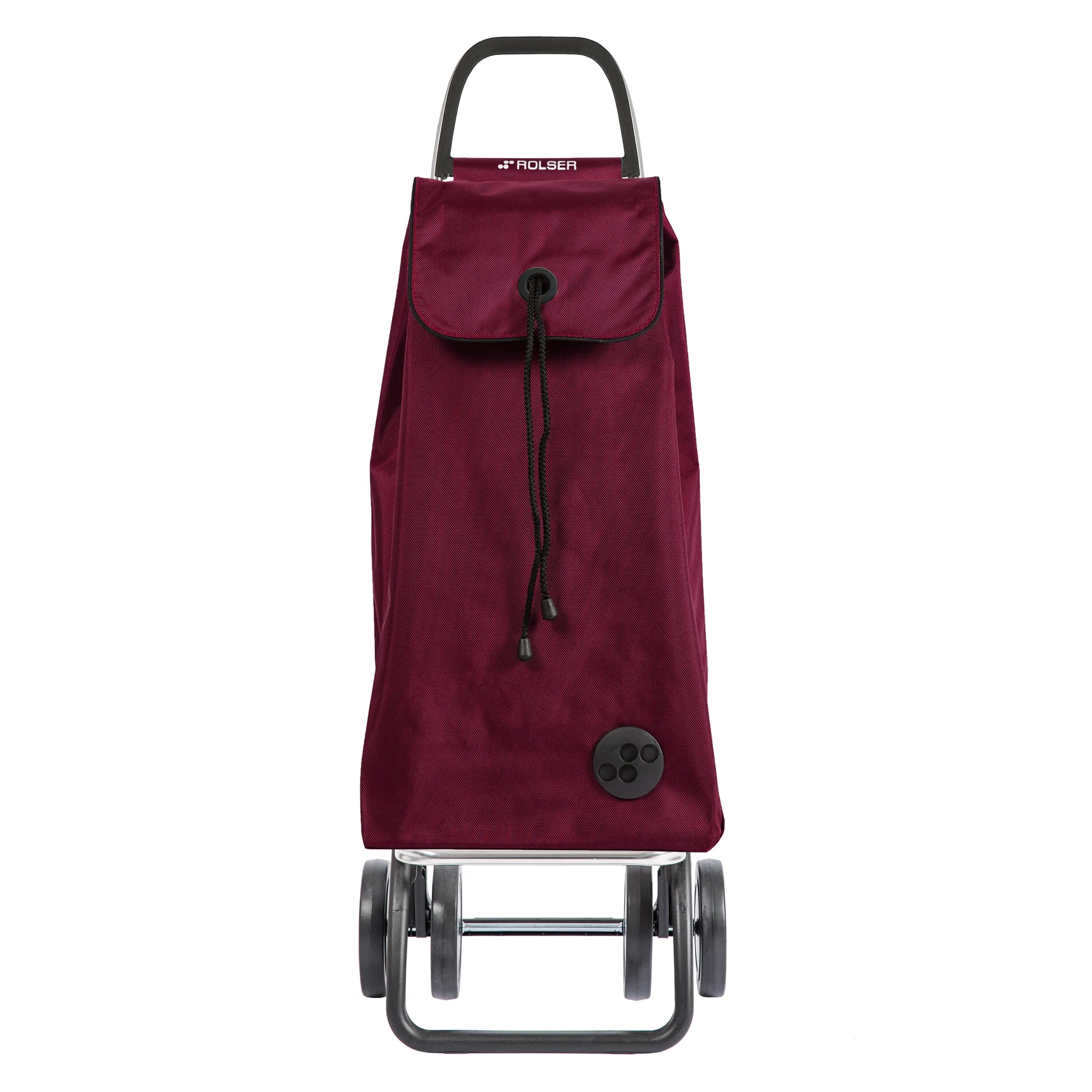 Rolser 4L MF Shoppingvagn, Vinröd