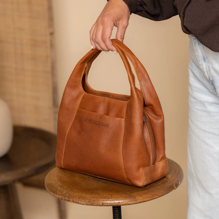 The Chesterfield Brand Lunera Leather Handväska, Cognac