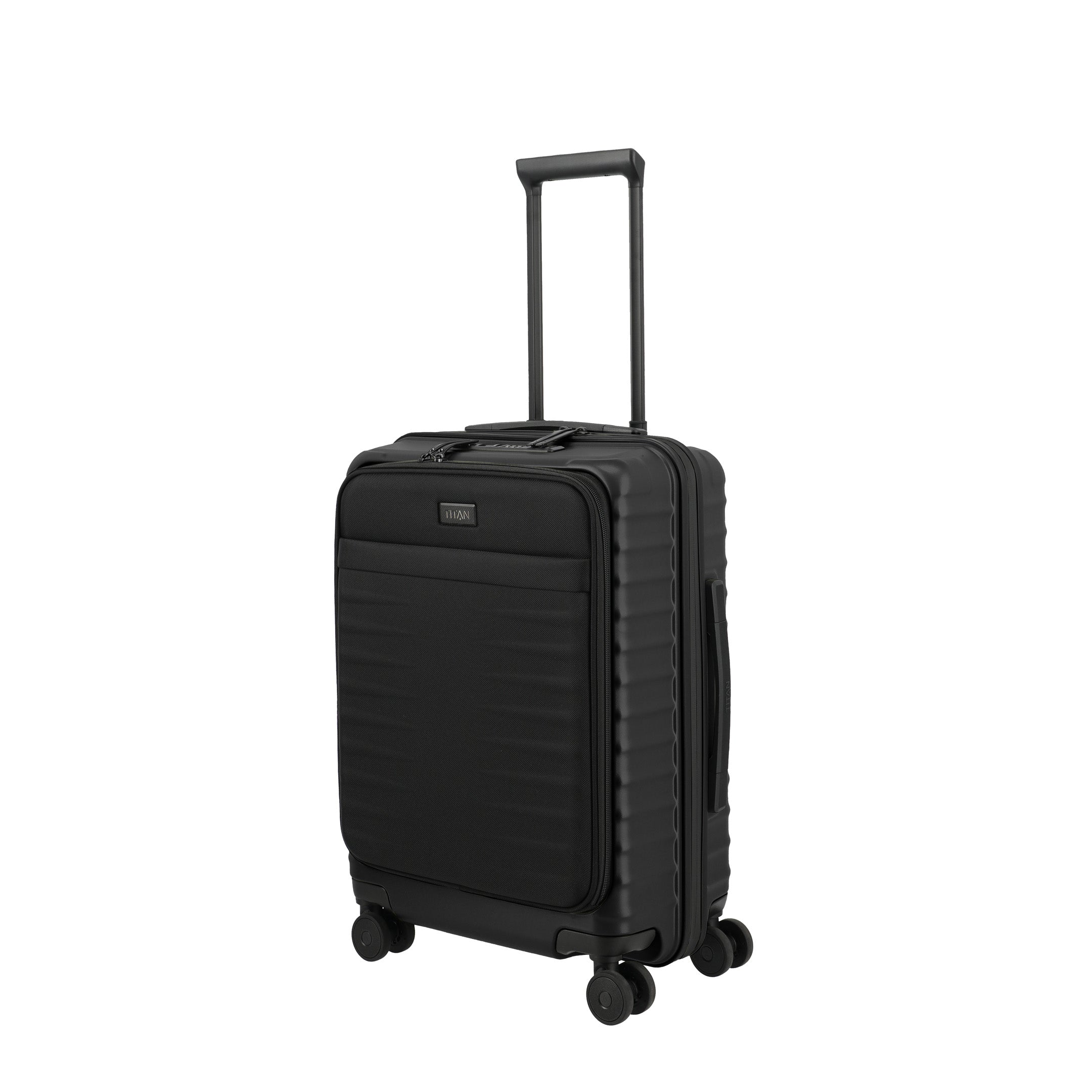 Titan UPGRADE Trolley with Front Pocket, Nightshade black