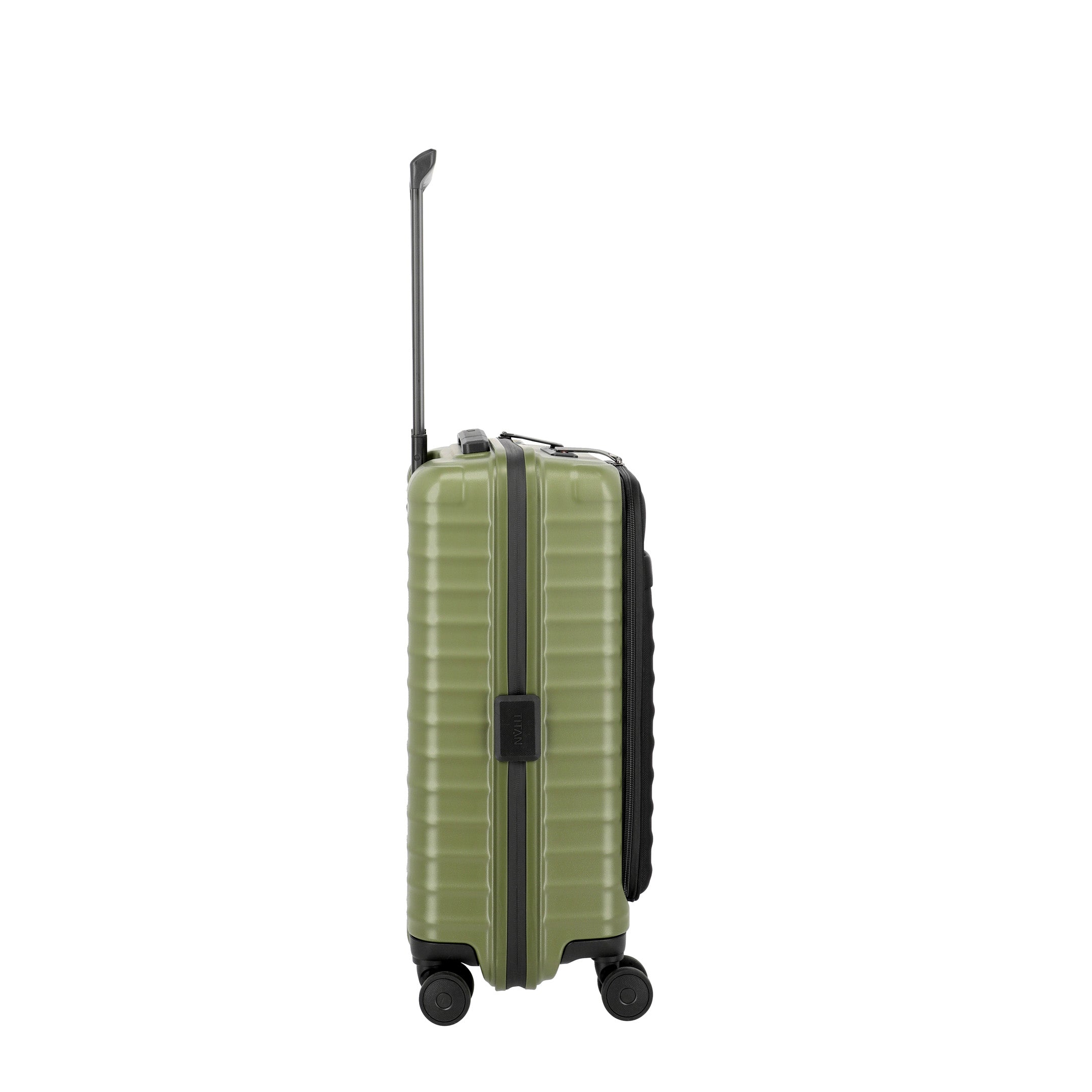 Titan UPGRADE Trolley with Front Pocket, Forest green