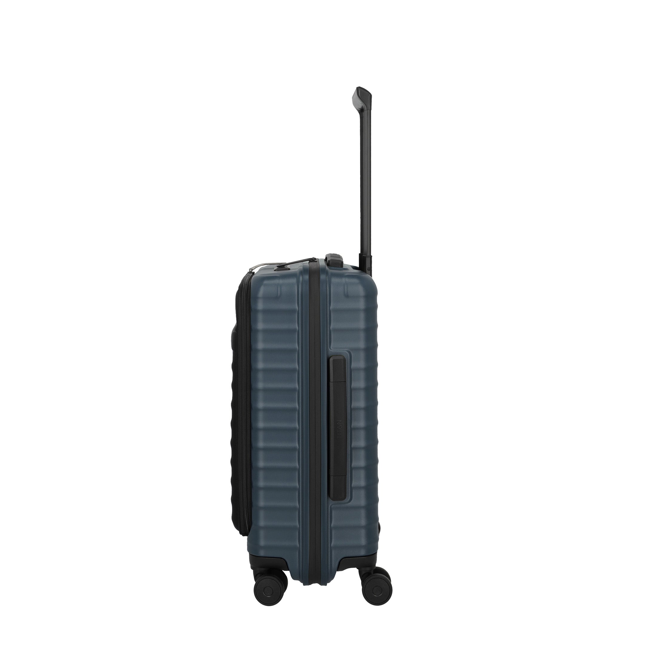 Titan UPGRADE Trolley with Front Pocket, Midnight blue