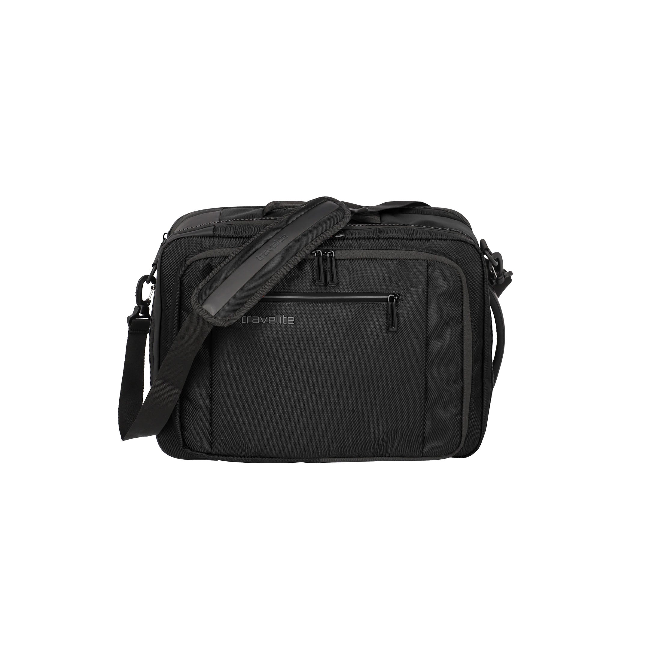 Travelite Crosslite Backpack – Kabinväska 43 cm, Black