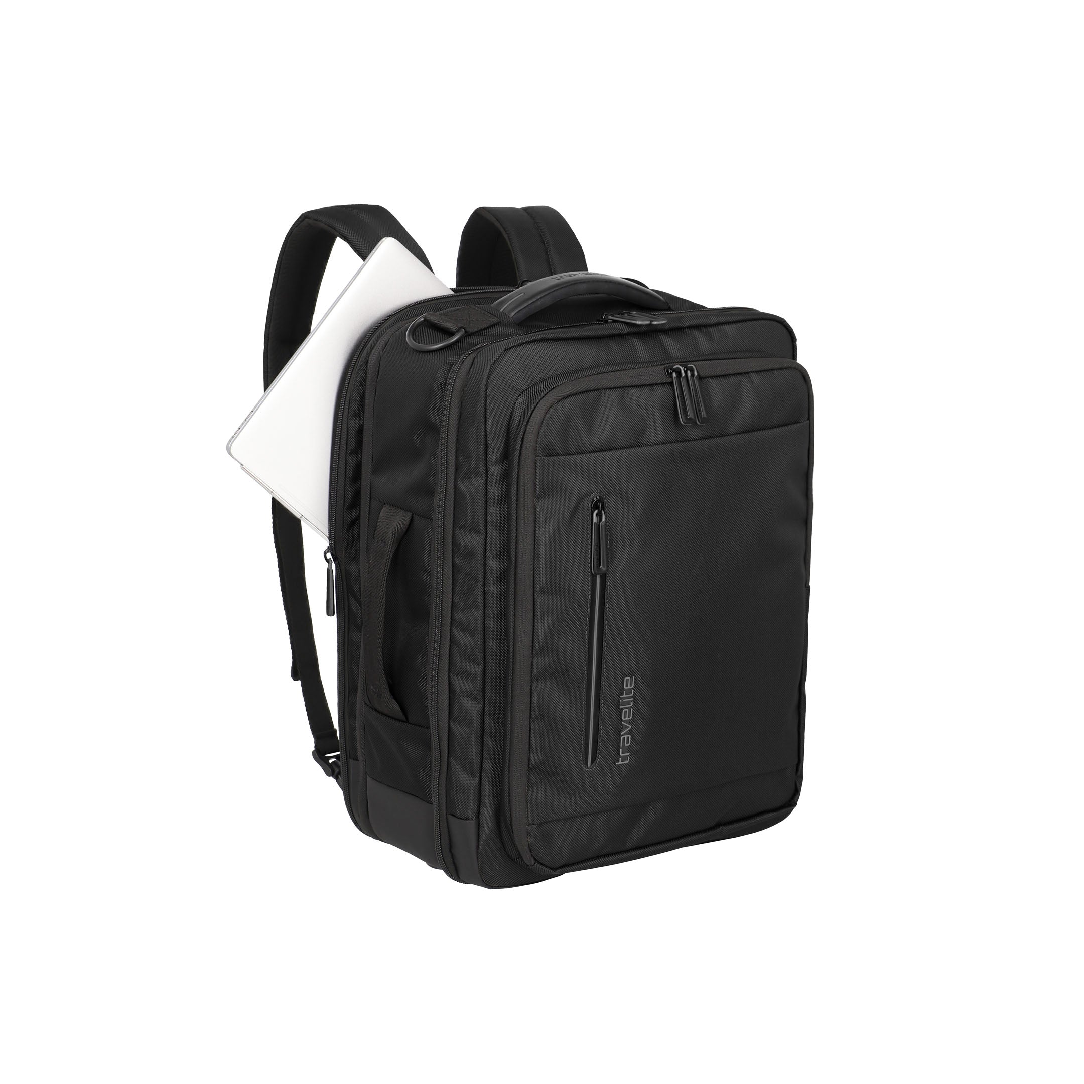 Travelite Crosslite Backpack – Kabinväska 43 cm, Black
