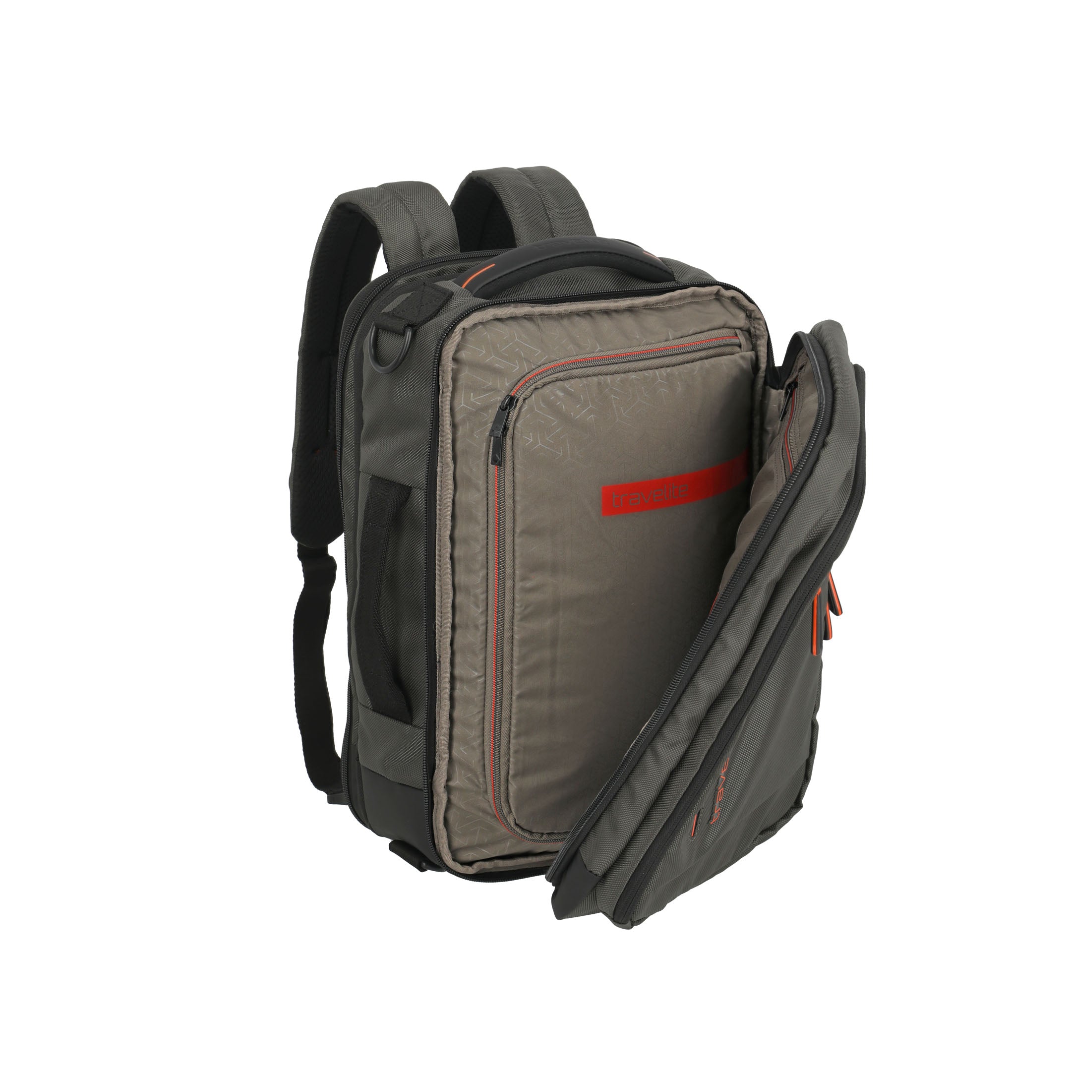 Travelite Crosslite Backpack S – Kabinväska 40 cm, Olive