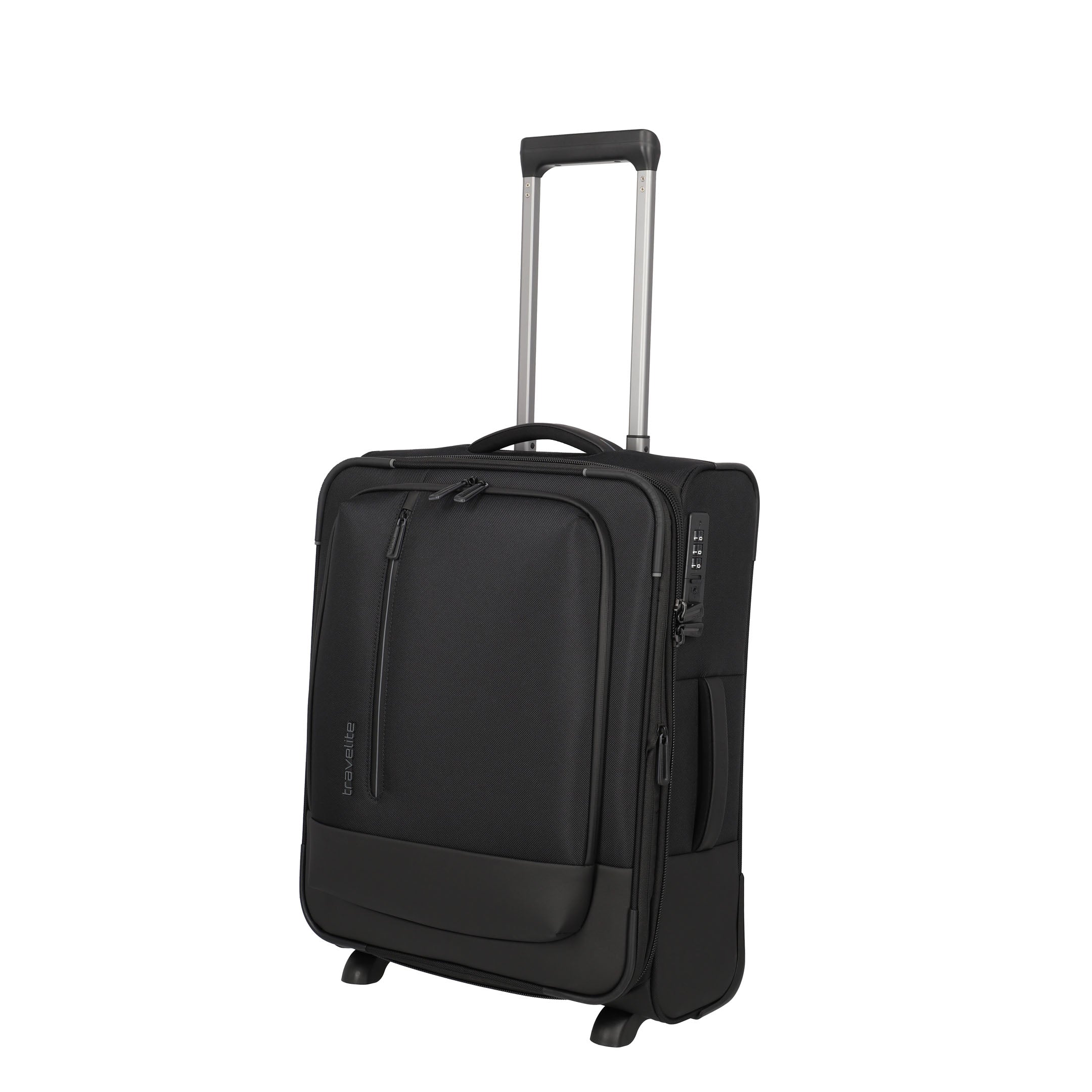Travelite Crosslite Roller S – Expanderbar resväska 54 cm, Black