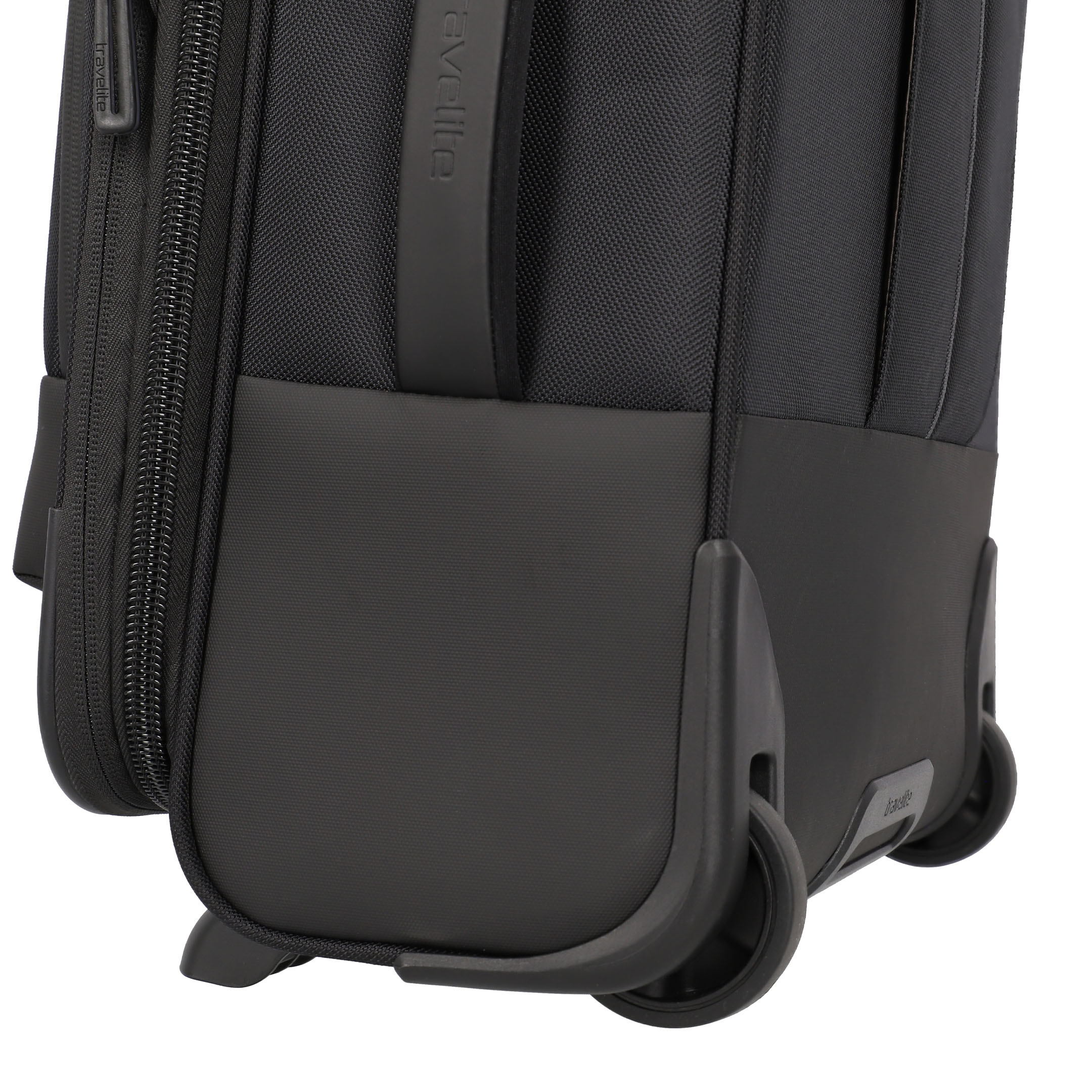 Travelite Crosslite Trolley S – Expanderbar resväska 55 cm, Black