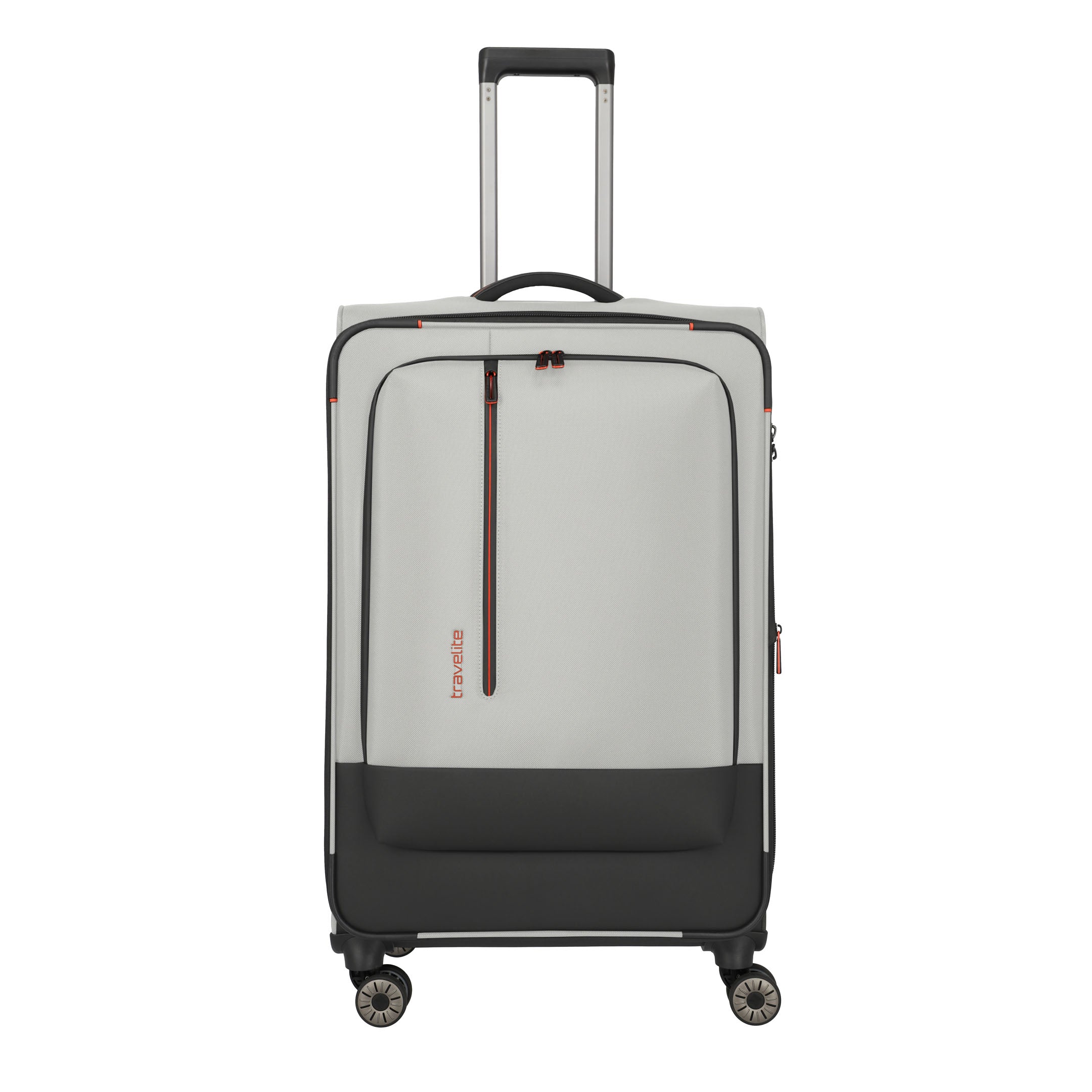 Travelite Crosslite Trolley L – Expanderbar resväska 77 cm, Nature