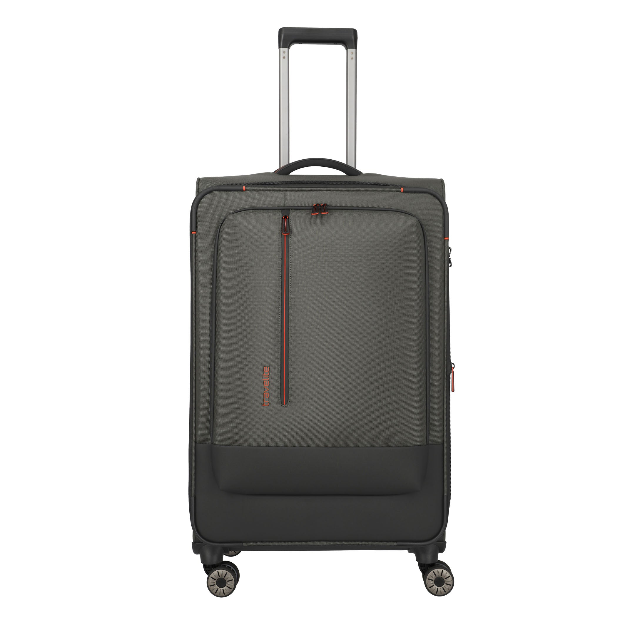 Travelite Crosslite Trolley L – Expanderbar resväska 77 cm, Olive
