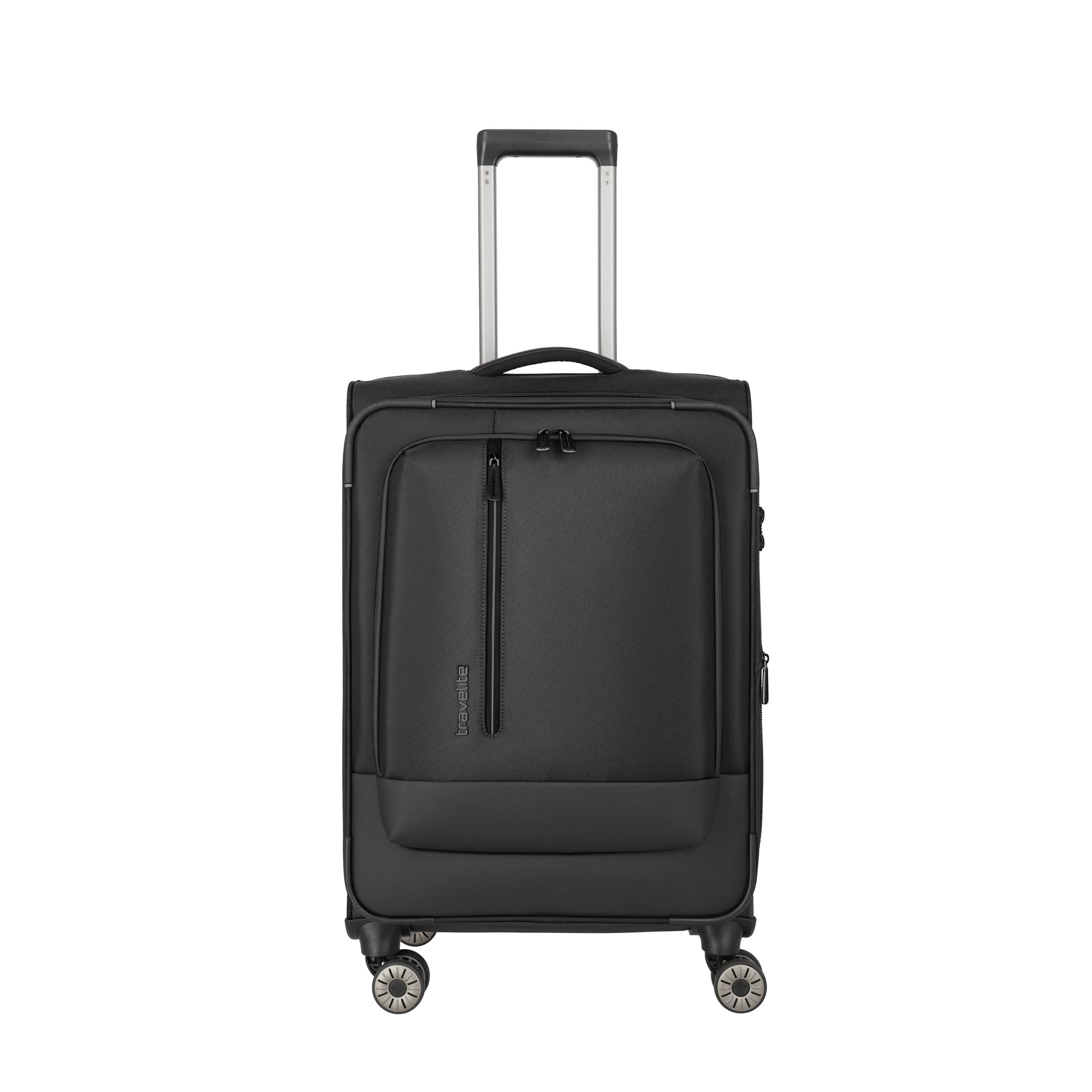 Travelite Crosslite Trolley M – Expanderbar resväska 66 cm, Black