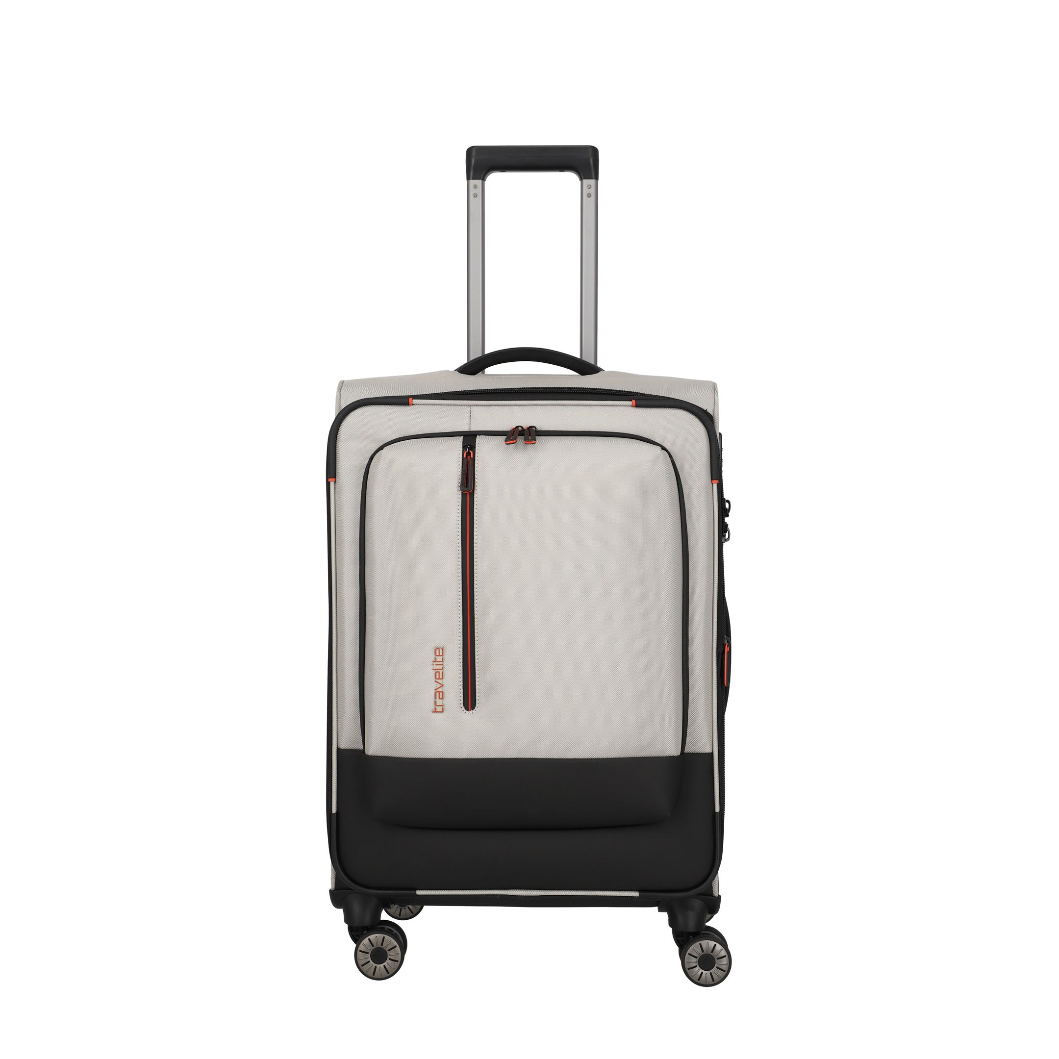 Travelite Crosslite Trolley M – Expanderbar resväska 66 cm, Nature