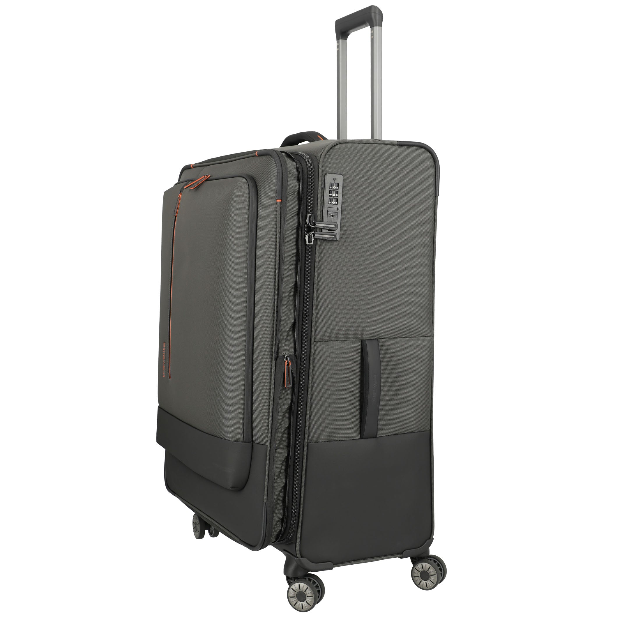 Travelite Crosslite Trolley XL – Expanderbar resväska 81 cm, Nature