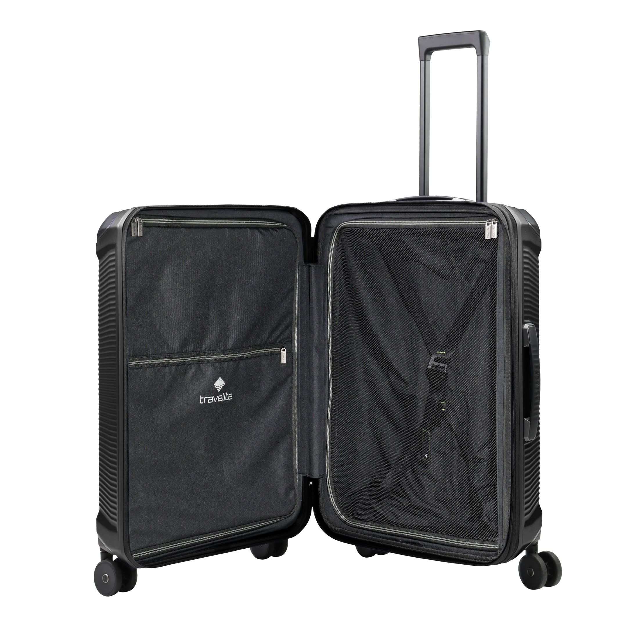 Travelite Millennium Trolley M Expanderbar – Resväska 67 cm, Black