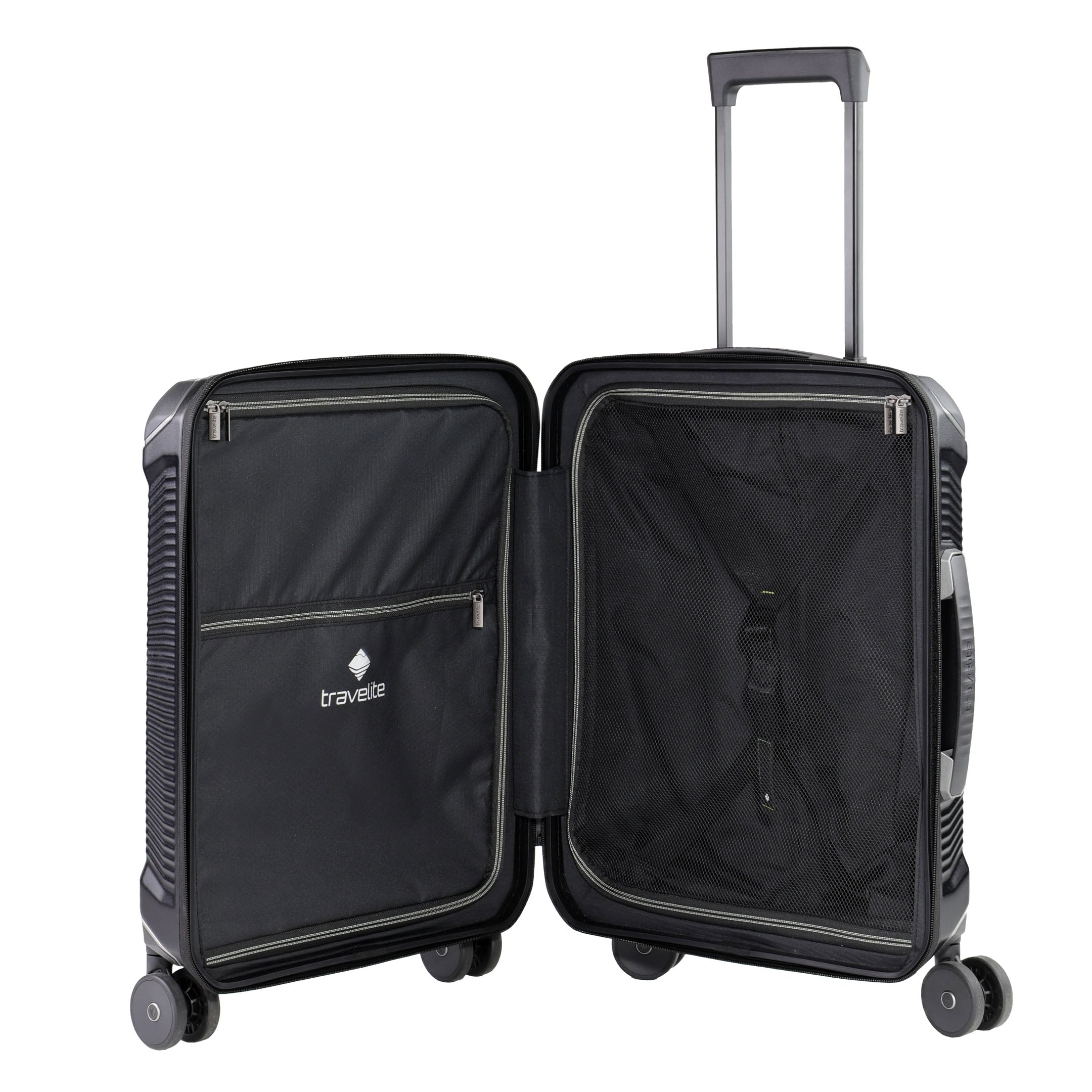 Travelite Millennium Trolley S – Resväska 55 cm, Black