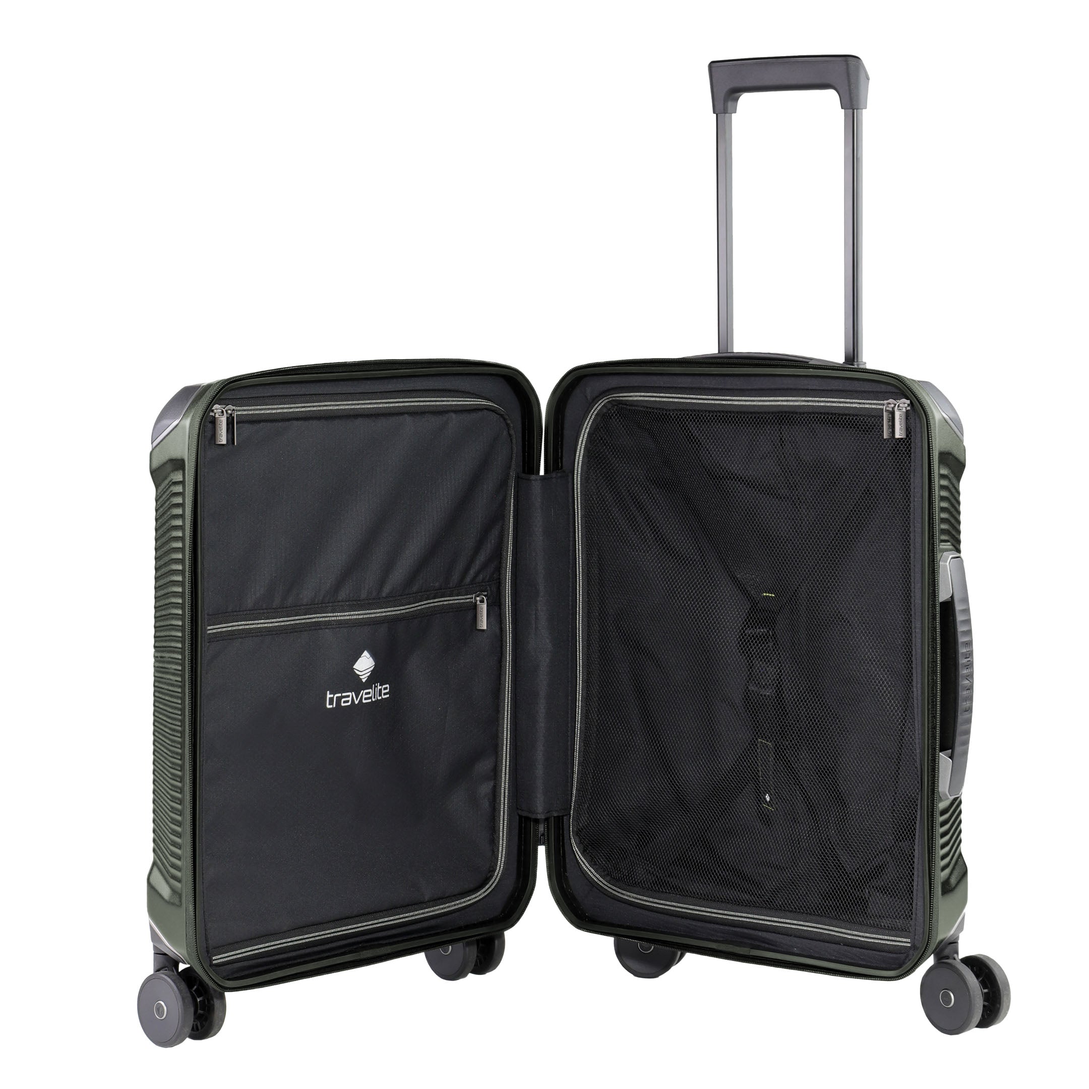 Travelite Millennium Trolley S – Resväska 55 cm, Pine Green