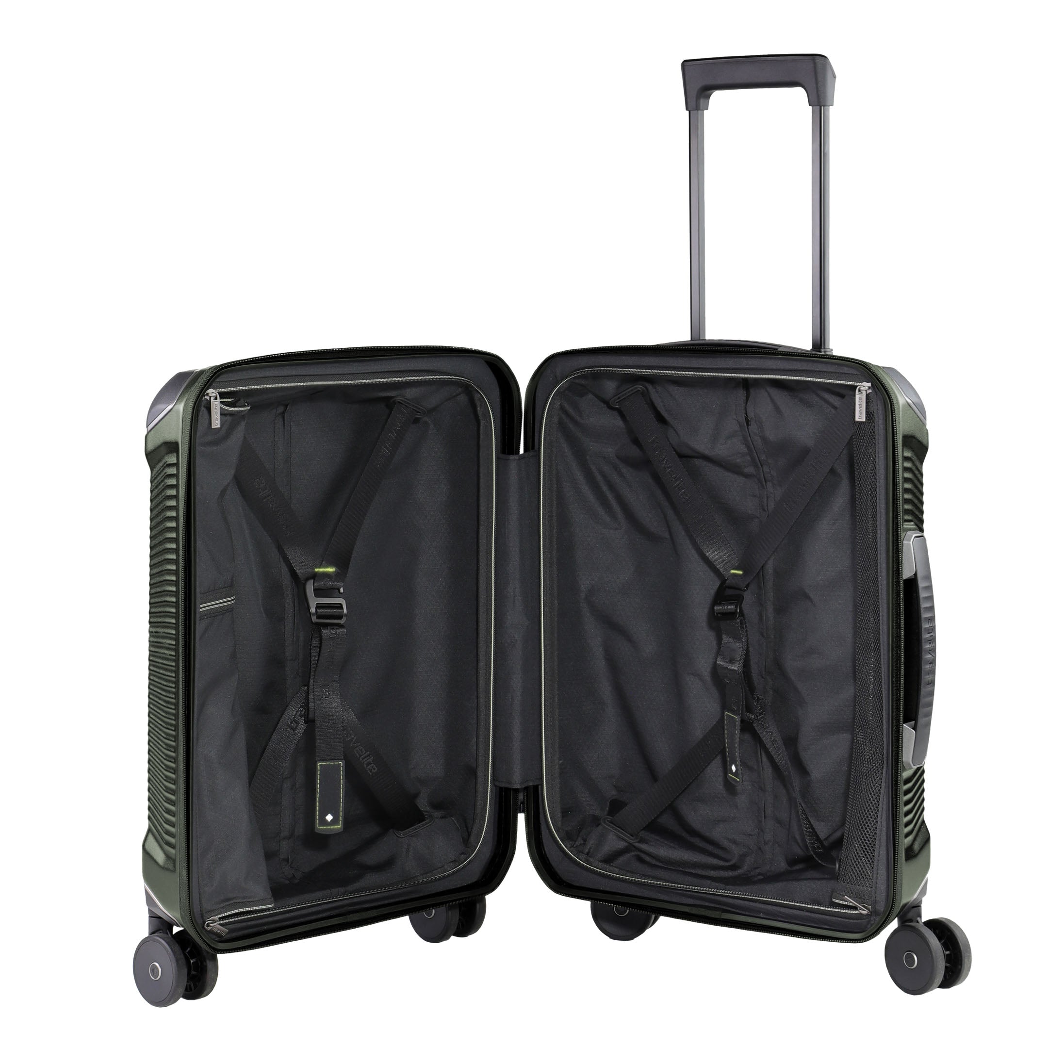 Travelite Millennium Trolley S – Resväska 55 cm, Pine Green