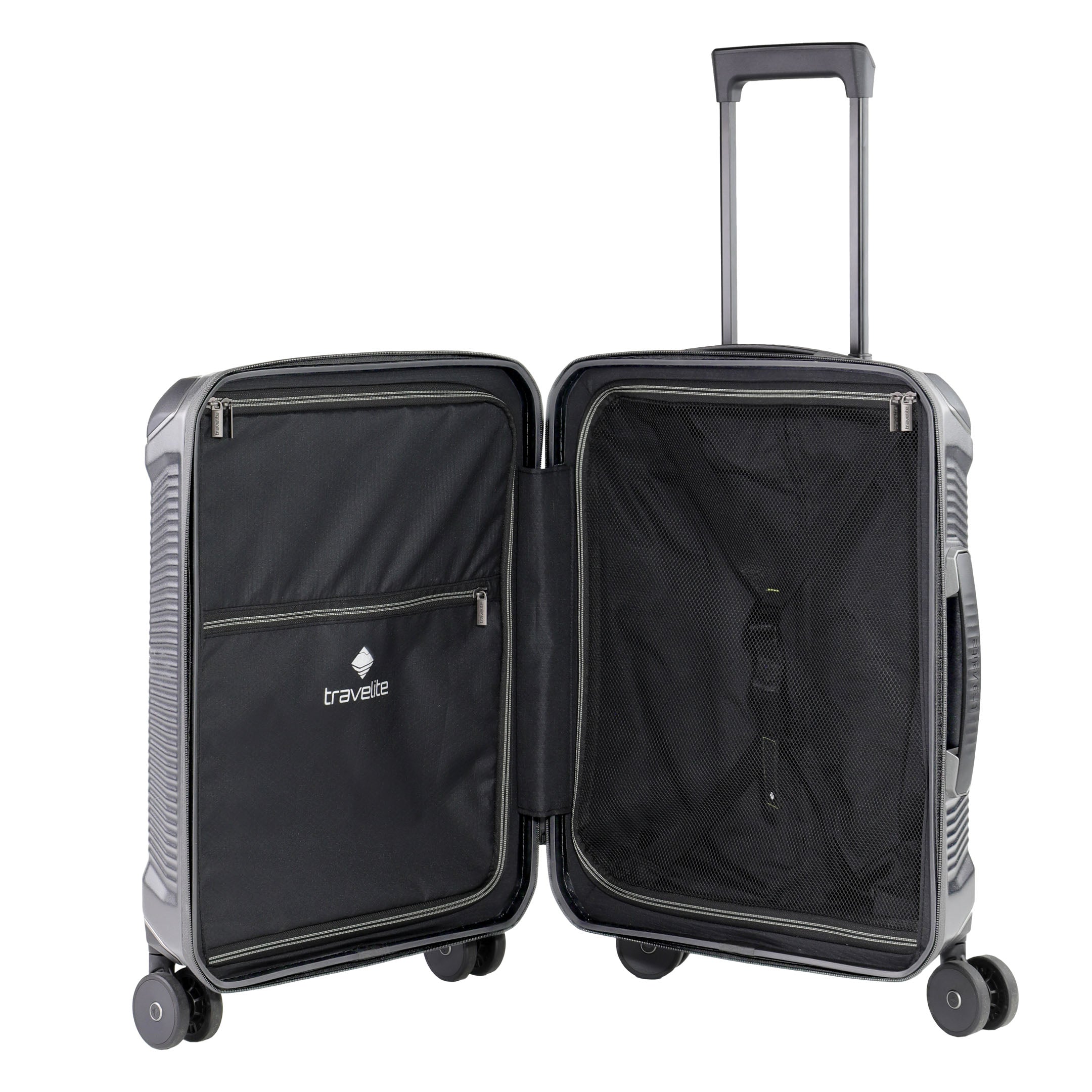 Travelite Millennium Trolley S – Resväska 55 cm, Silver