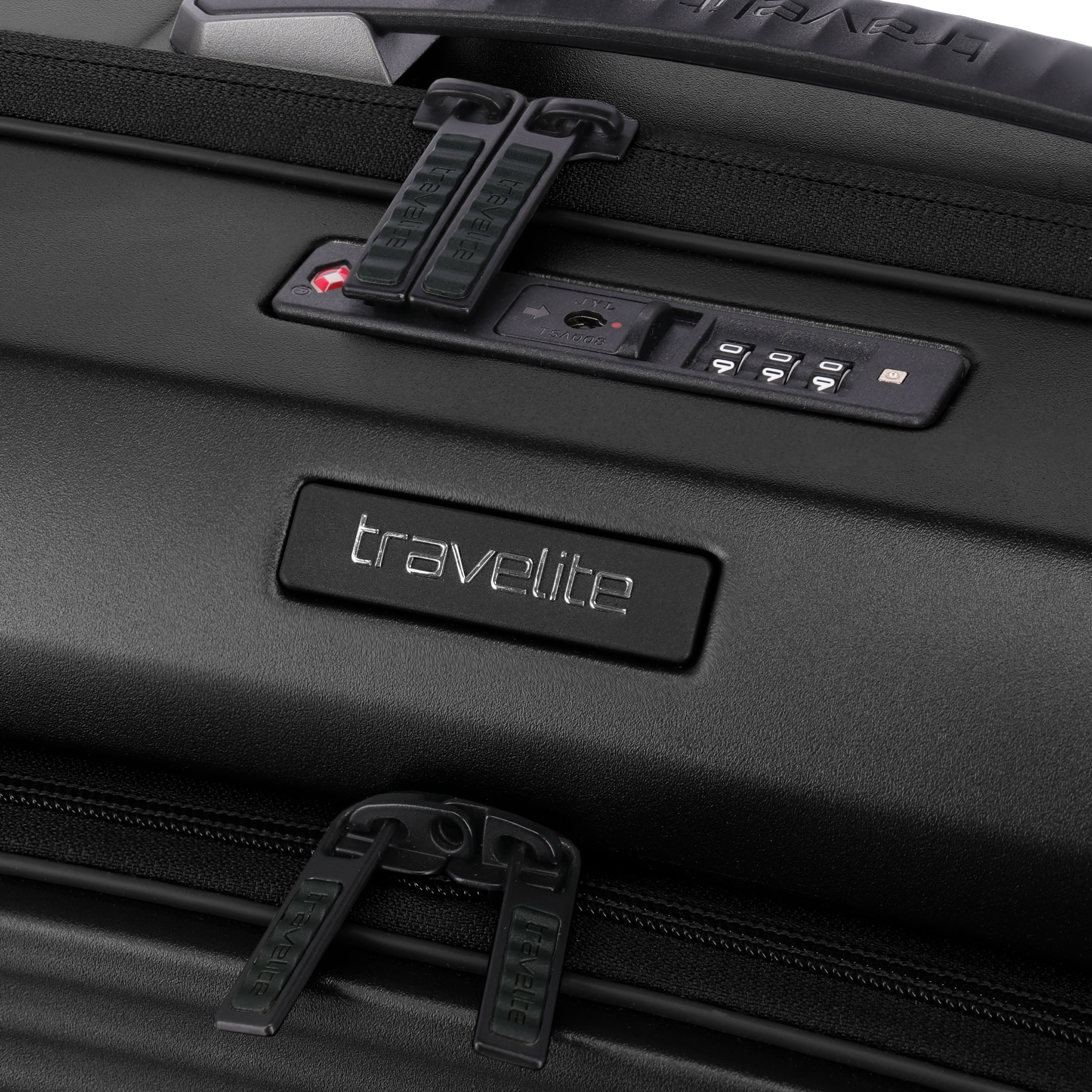 Travelite Millennium Trolley S+ – Kabinväska 55 cm med ytterfack, Black