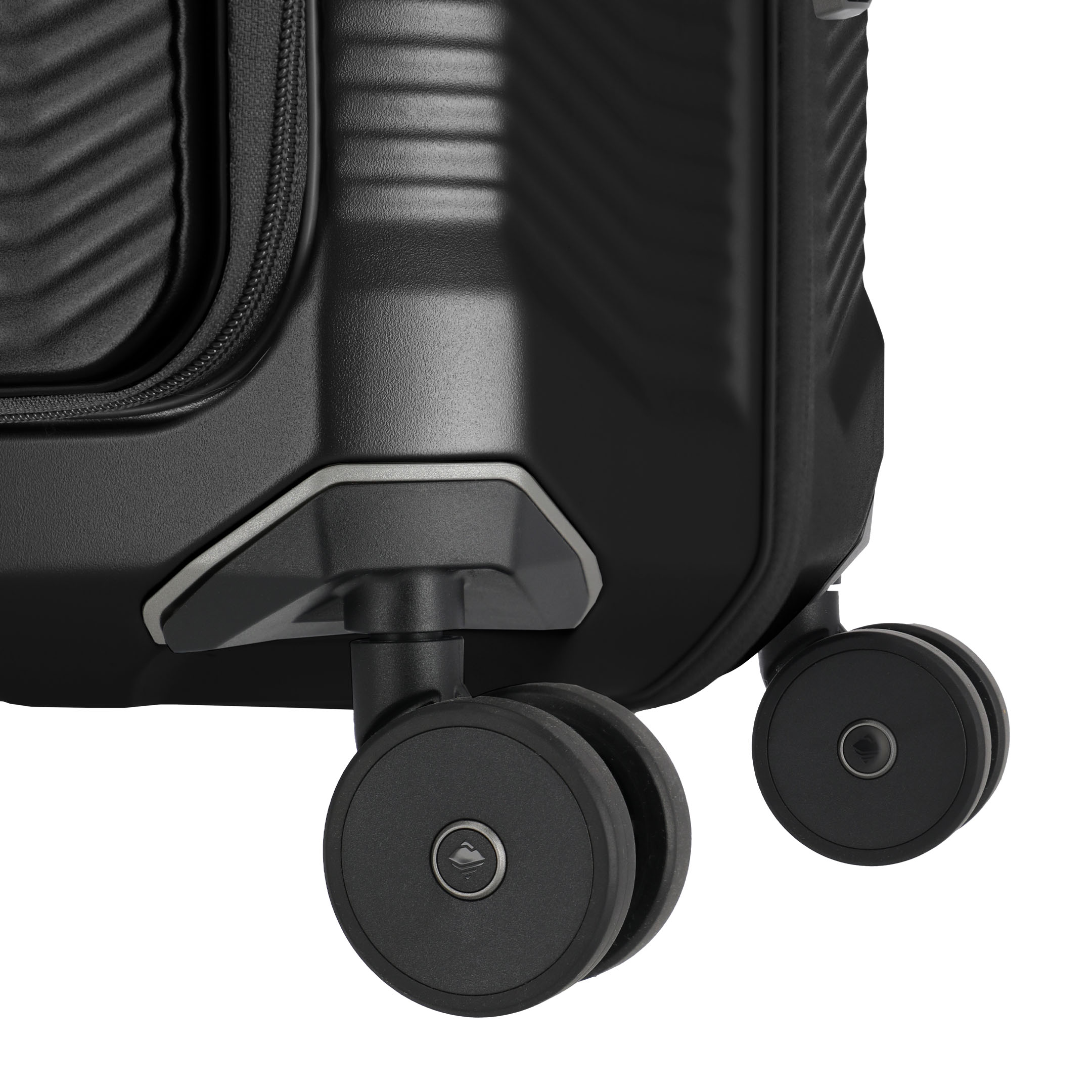 Travelite Millennium Trolley S+ – Kabinväska 55 cm med ytterfack, Black