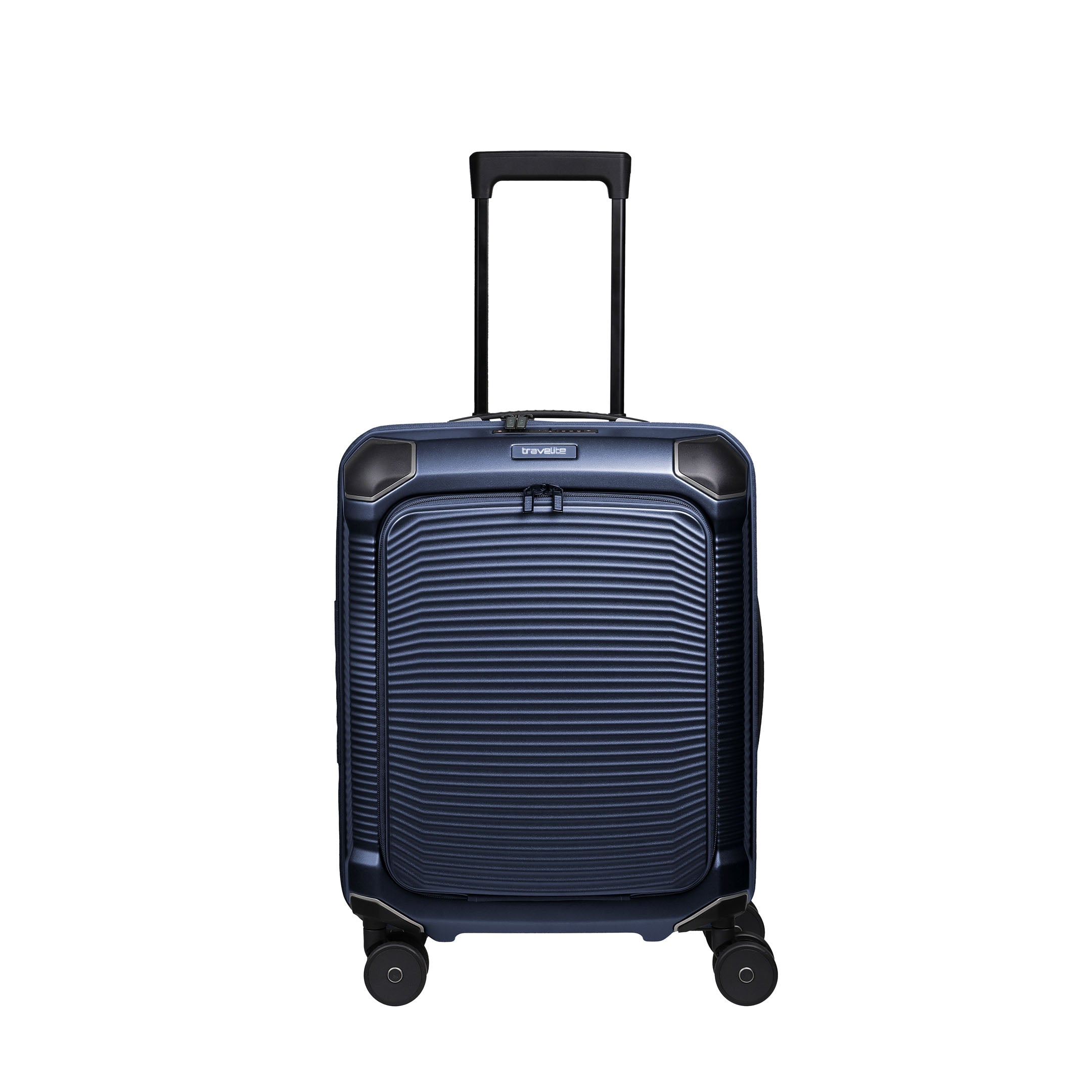 Travelite Millennium Trolley S+ – Kabinväska 55 cm med ytterfack, Navy