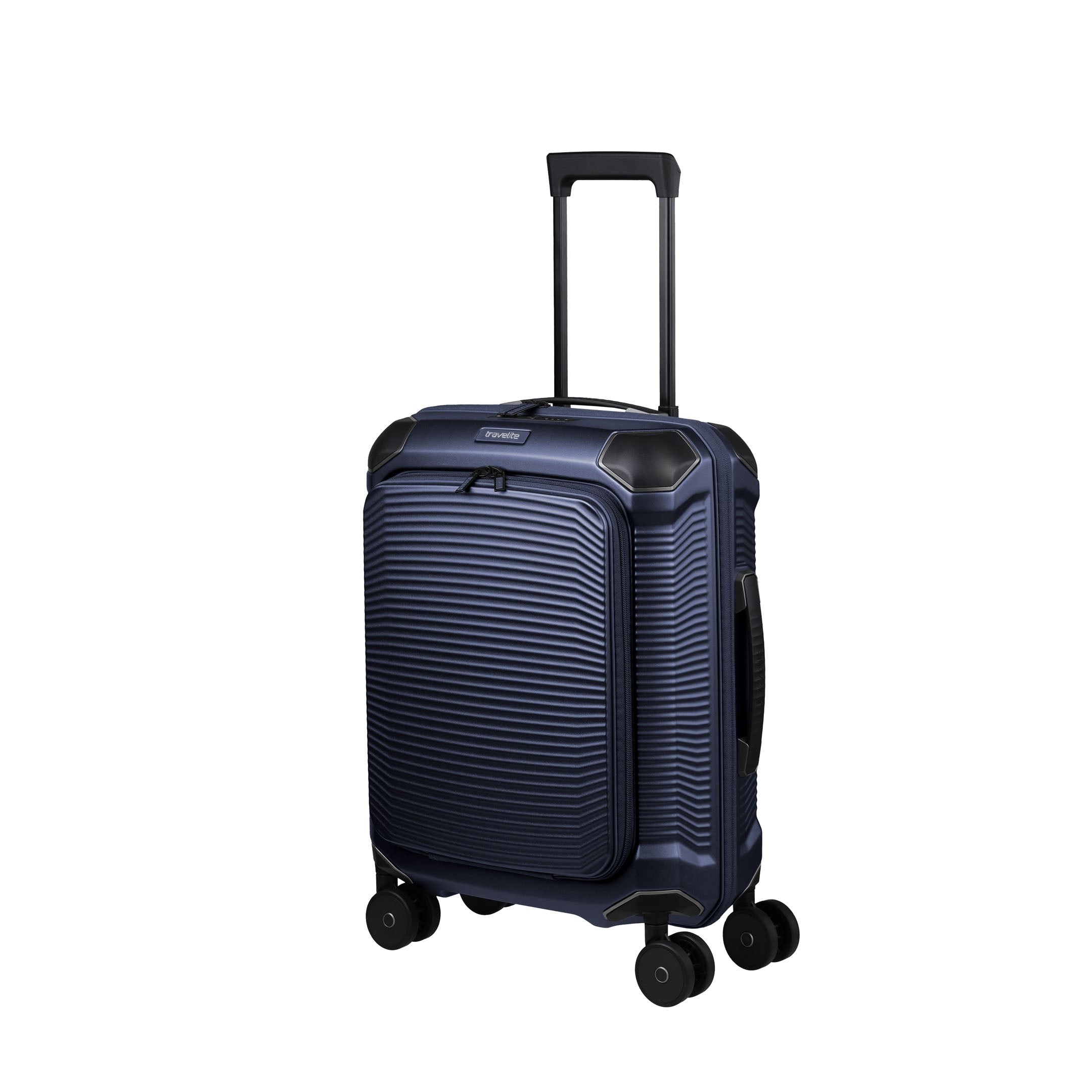 Travelite Millennium Trolley S+ – Kabinväska 55 cm med ytterfack, Navy