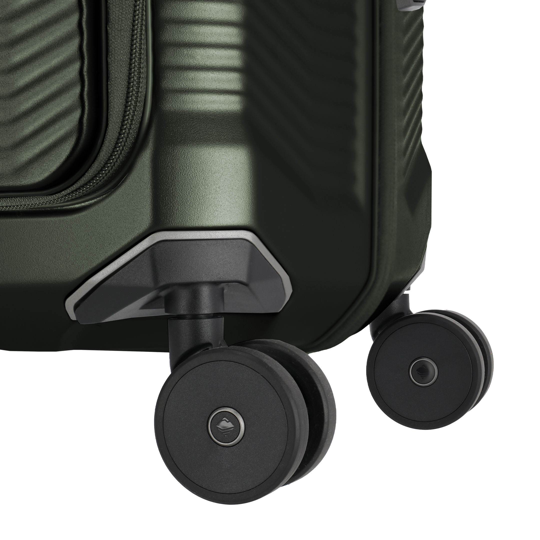 Travelite Millennium Trolley S+ – Kabinväska 55 cm med ytterfack, Pine Green