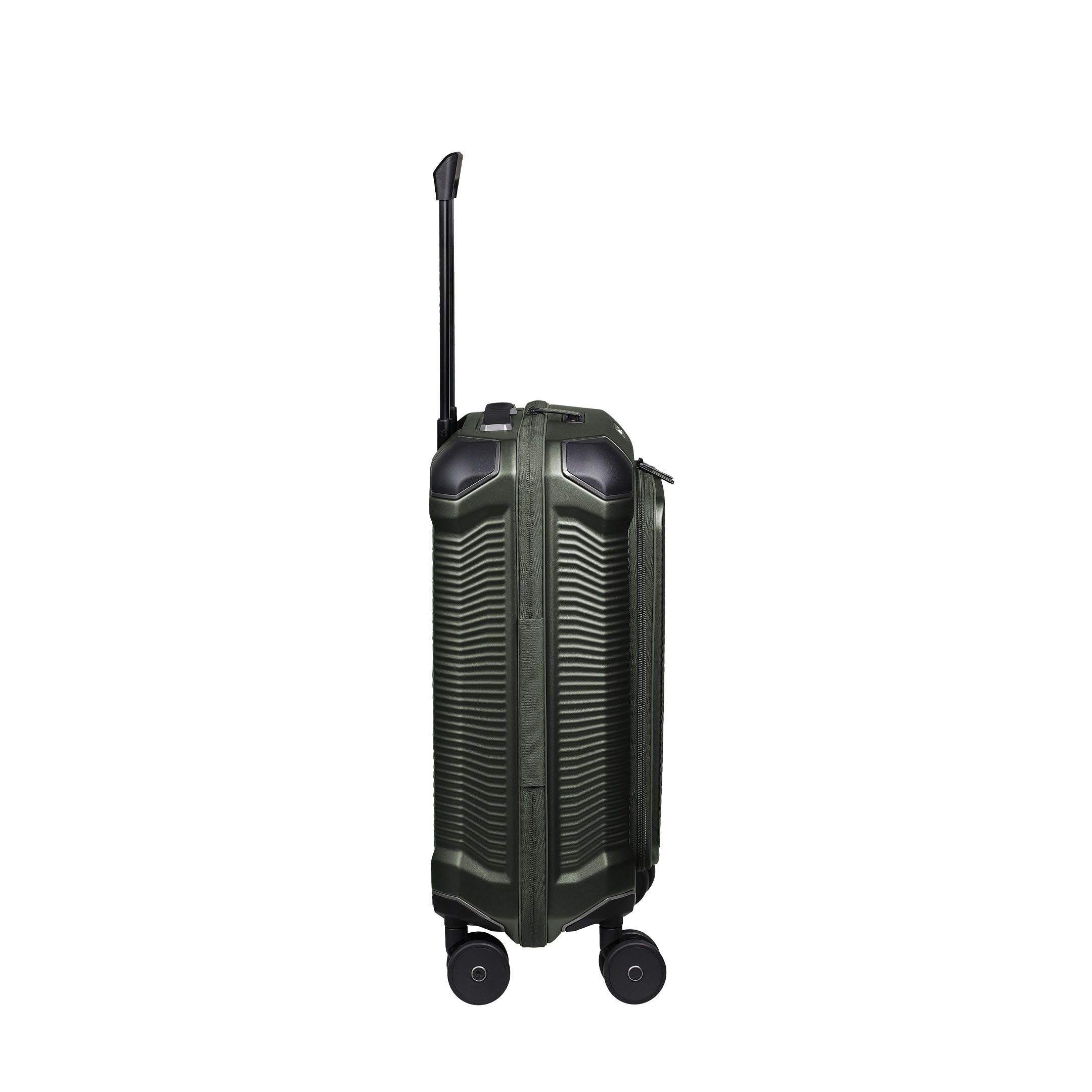Travelite Millennium Trolley S+ – Kabinväska 55 cm med ytterfack, Pine Green