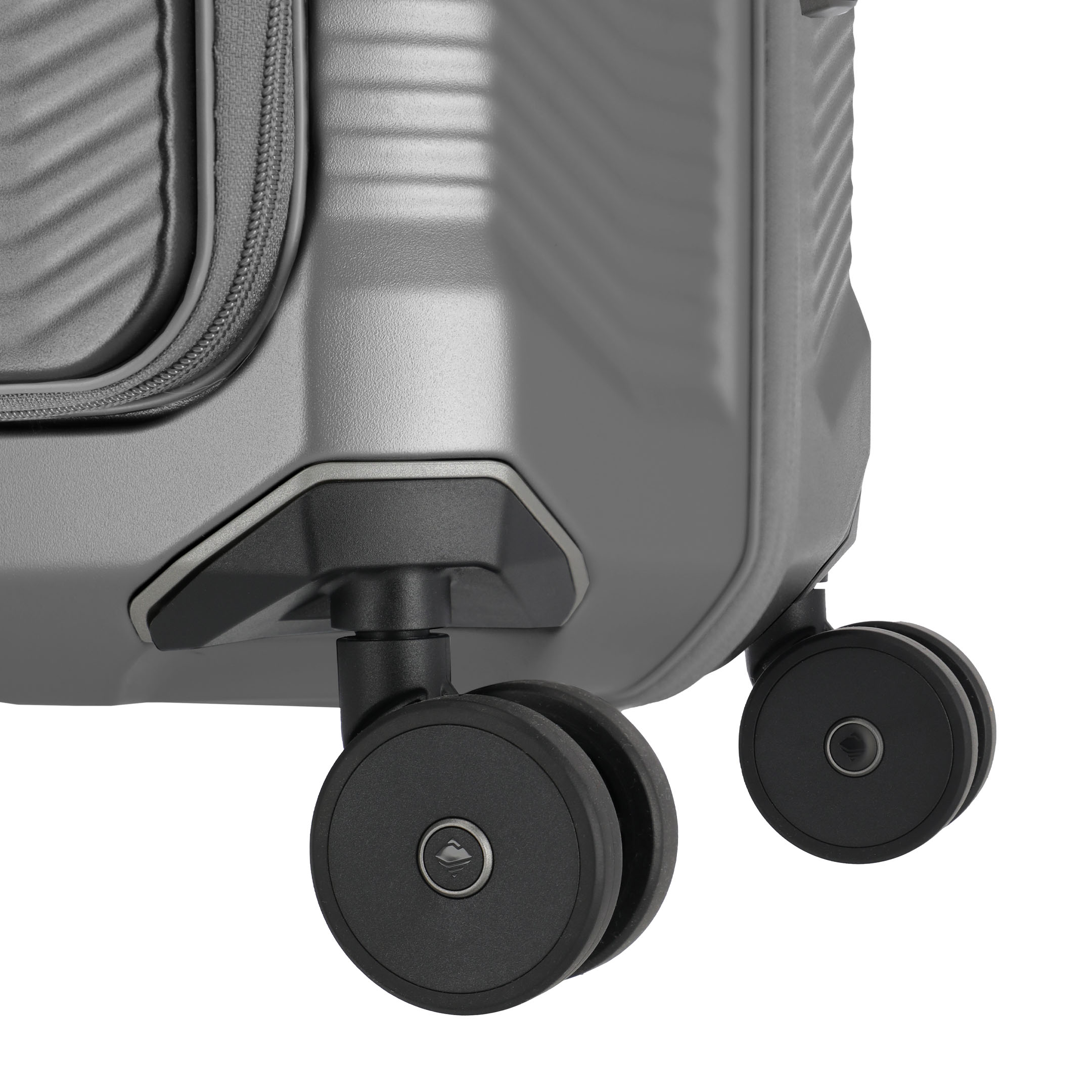 Travelite Millennium Trolley S+ – Kabinväska 55 cm med ytterfack, Silver