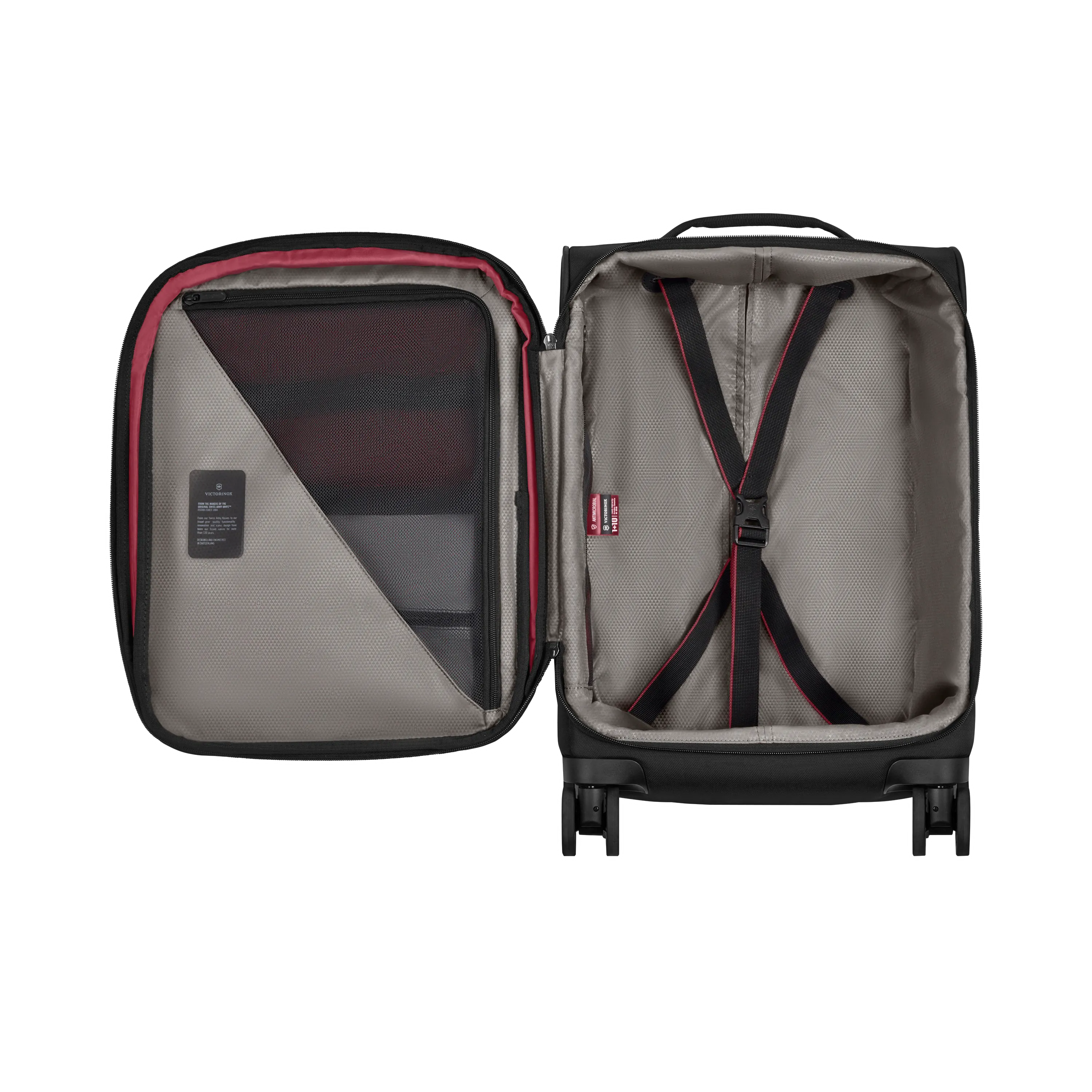 Victorinox Crosslight, Frequent Flyer Softside Carry-On, Black