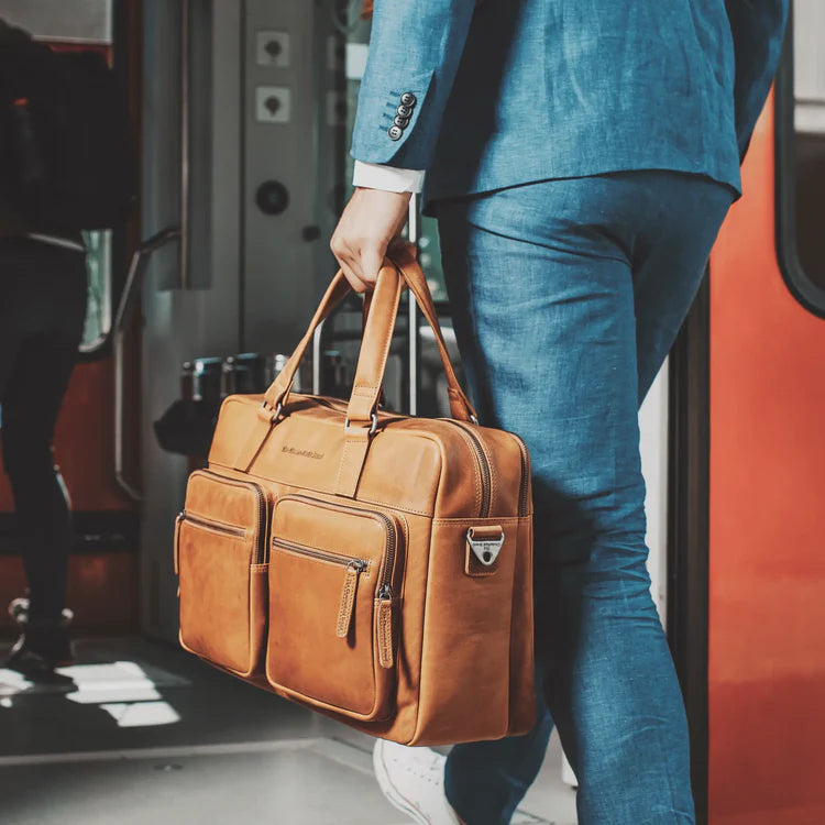 The Chesterfield Brand Misha Datorväska, Cognac