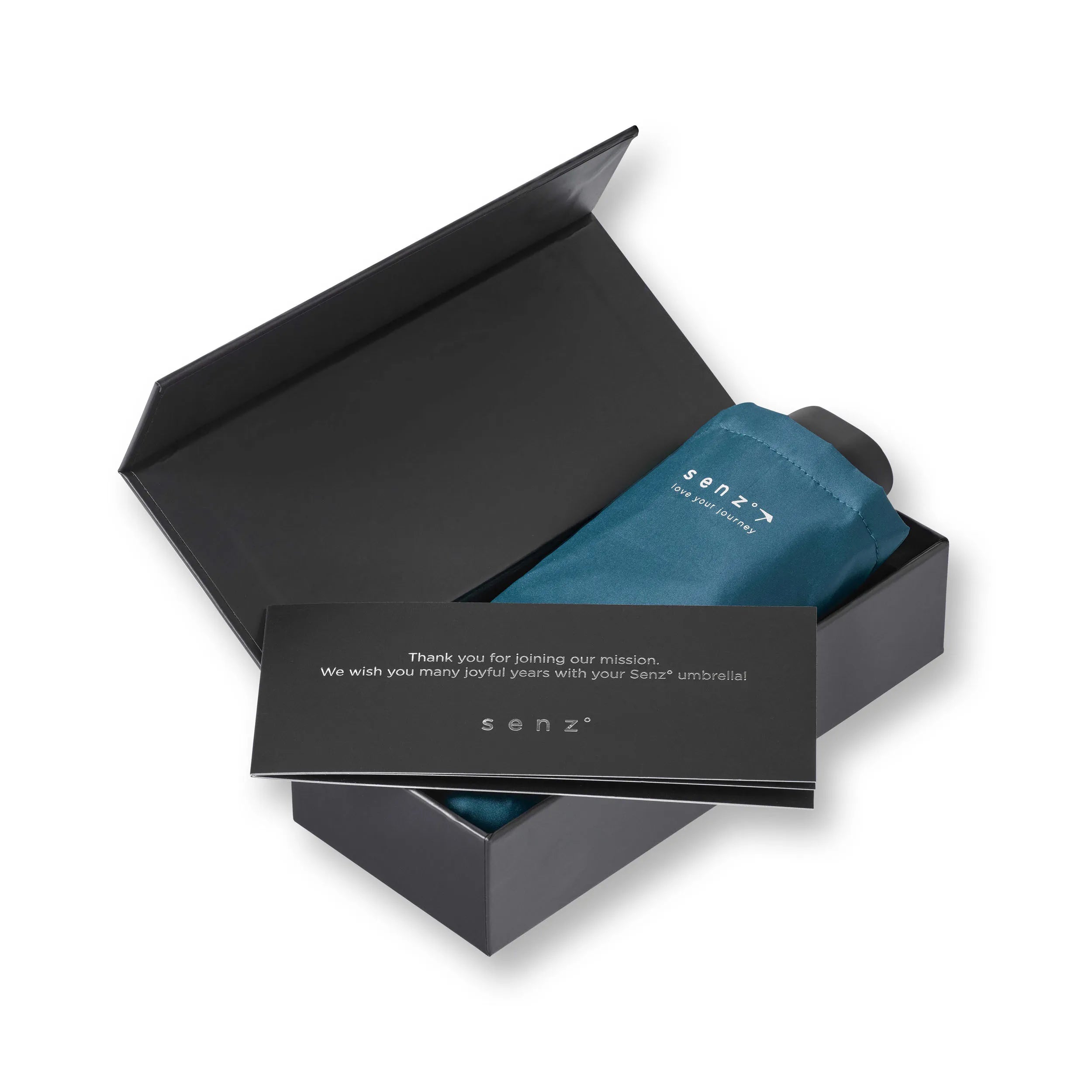 Senz Micro Foldable Storm Umbrella, Lyons Blue