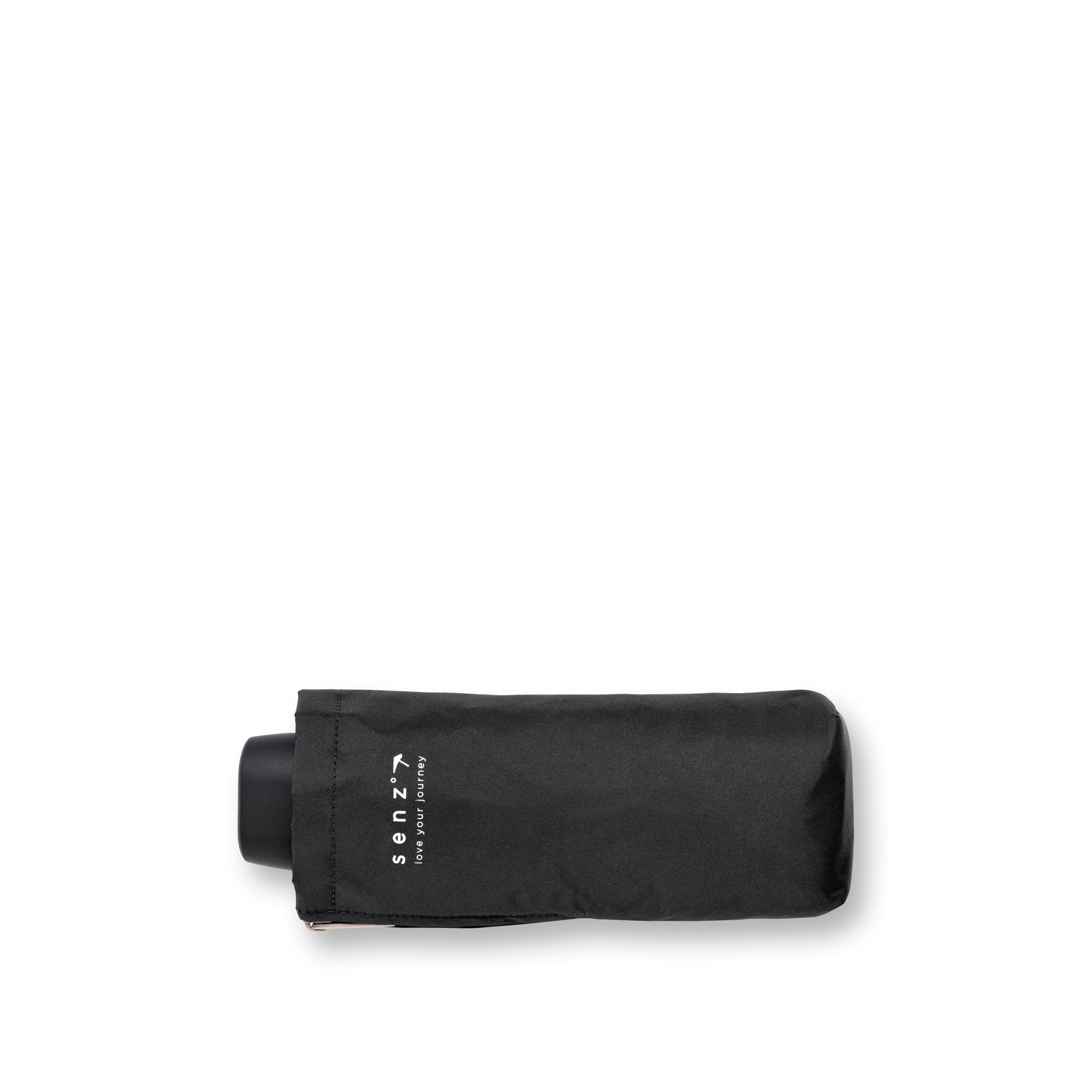 Senz Micro Foldable Storm Umbrella, Pure Black