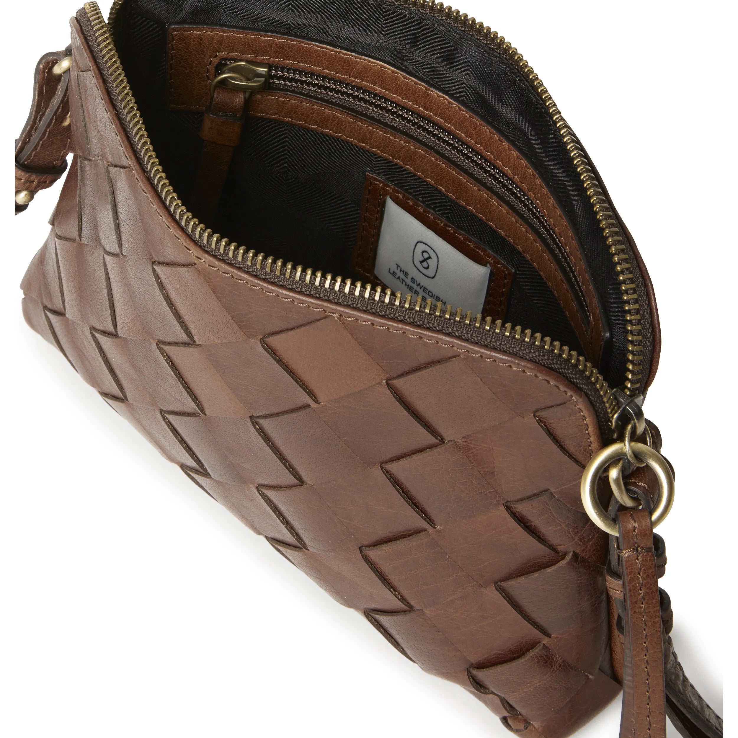 Saddler Seattle axelremsväska, Brun